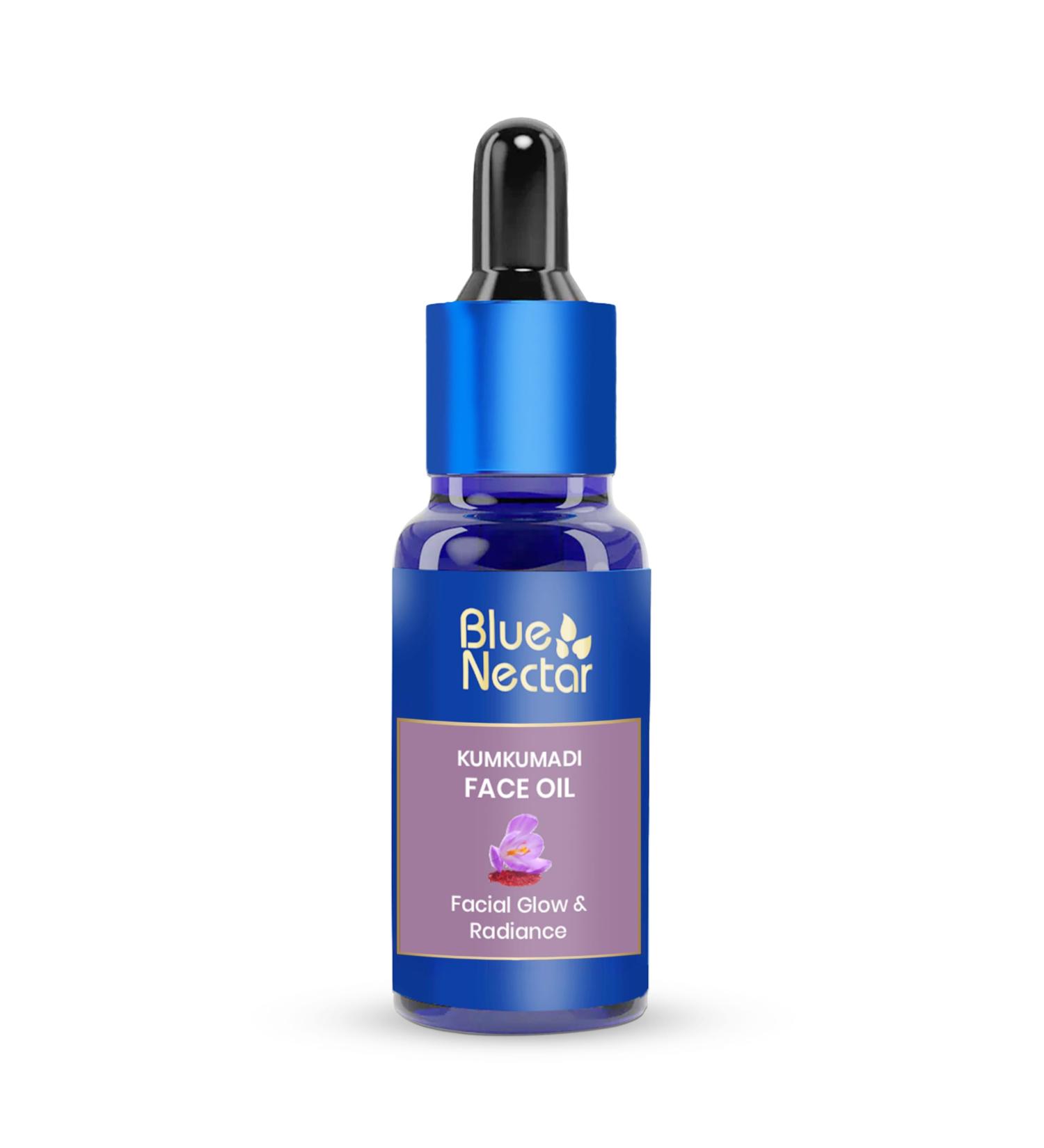 Blue Nectar Kumkumadi Oil for Face | Ayurvedic Anti Aging serum for appearance & Radiance | Saffron & Sandalwood Kumkumadi Tailam Face Oil for Glowing Skin for Women & Men (26 Herbs 1 Fl Oz) Kumkumadi Face Oil 1 Fl Oz (Pac  - Buy Online on GoSupps.com