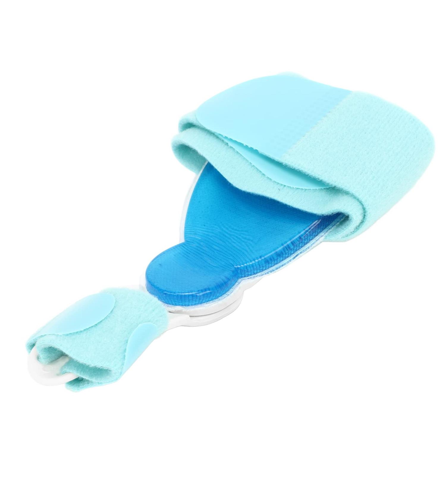 Orthopedic Toe Straighteners - Hardened Gel Seal, Lake Blue - Reusable Bunion Corrector for Hammer Toes - 1 Size - Buy Online on GoSupps.com