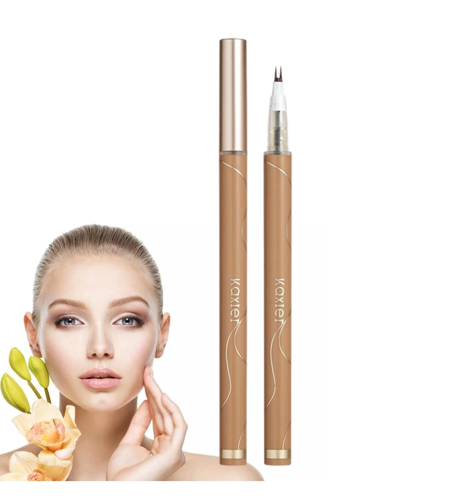 Proof Eyeliner Double Tip Lower Eyelash Pencil Waterproof Liquid Formula Eyeliner Super Slim Eye Lower Eyelash Pencil Tip Quick Drying Long Lasting eyelash C: Tea Brown - Buy Online on GoSupps.com