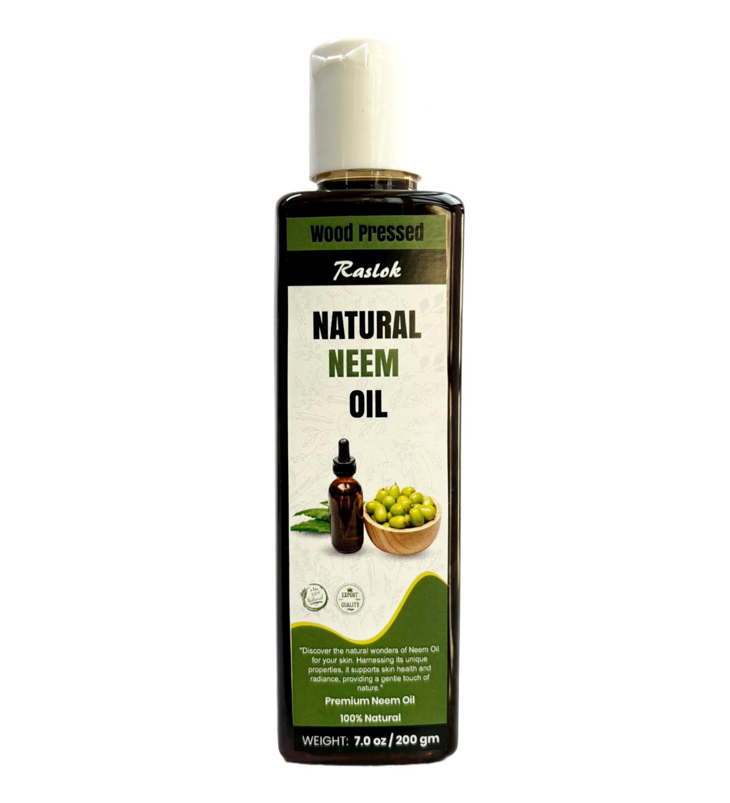 Pure Natural Neem Oil | Wood Pressed (4 Ounces) 3.52 Ounces