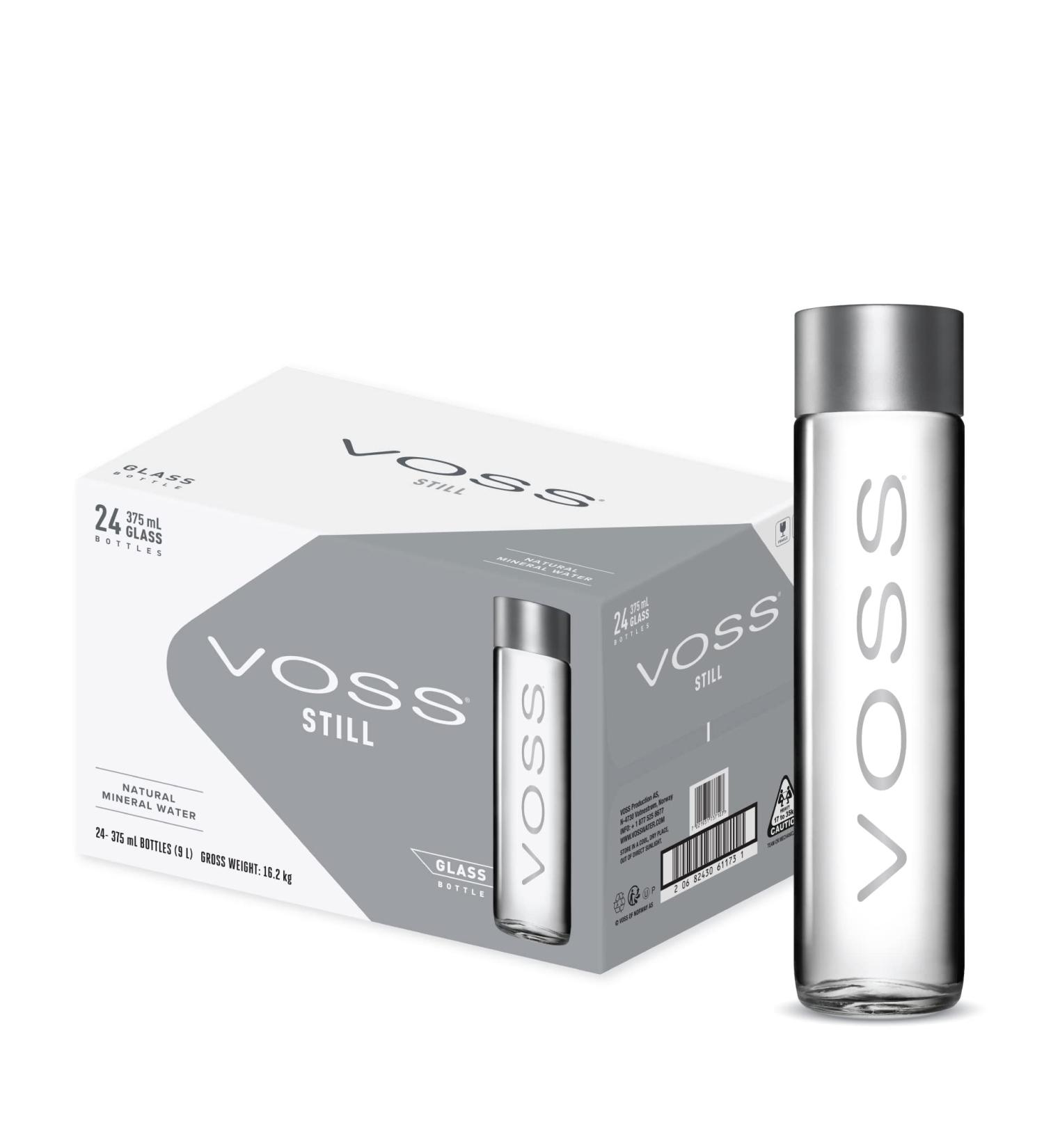 VOSS Still Water 375ml - Natural Mineral Water Pack of 24 | Premium Quality eCommerce Shipping Worldwide - Buy Online on GoSupps.com