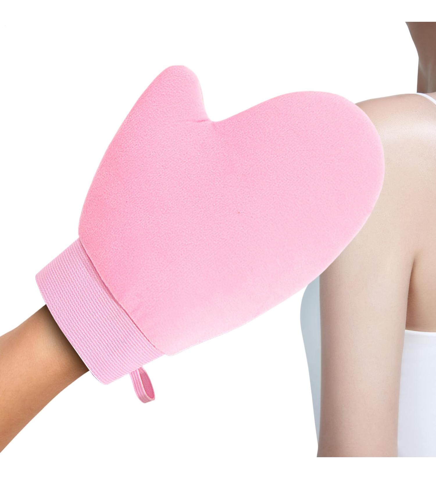 bronzant sans soleil applicateur de bronzage sans soleil | applicateur de bronzage doux pour peaux sensibles maison douche voyage femmes hommes visage jambes dos lit rose - Buy Online on GoSupps.com