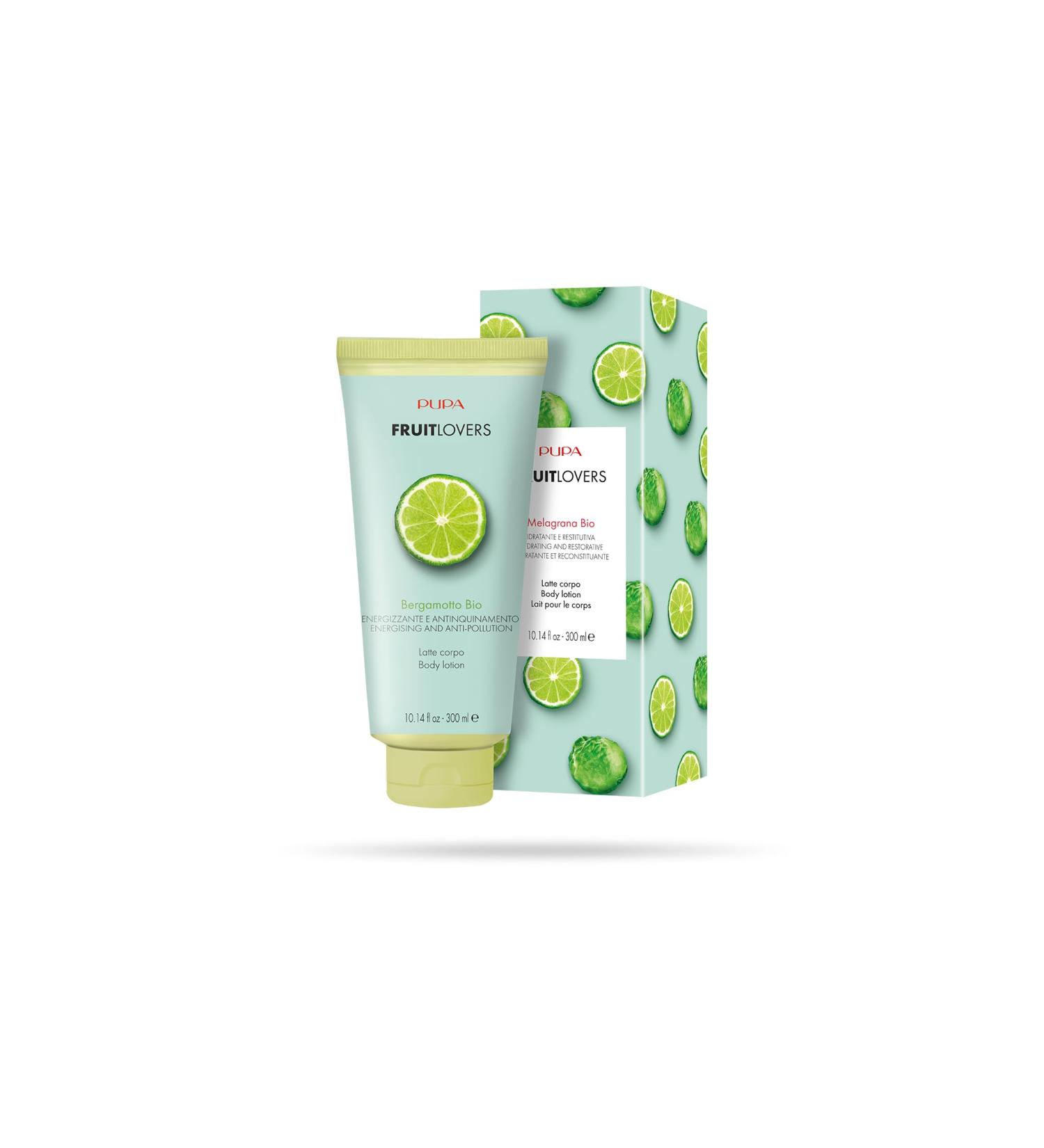 Pupa Fruit Lotion Body Lotion Bergamot Organic 300 ml
