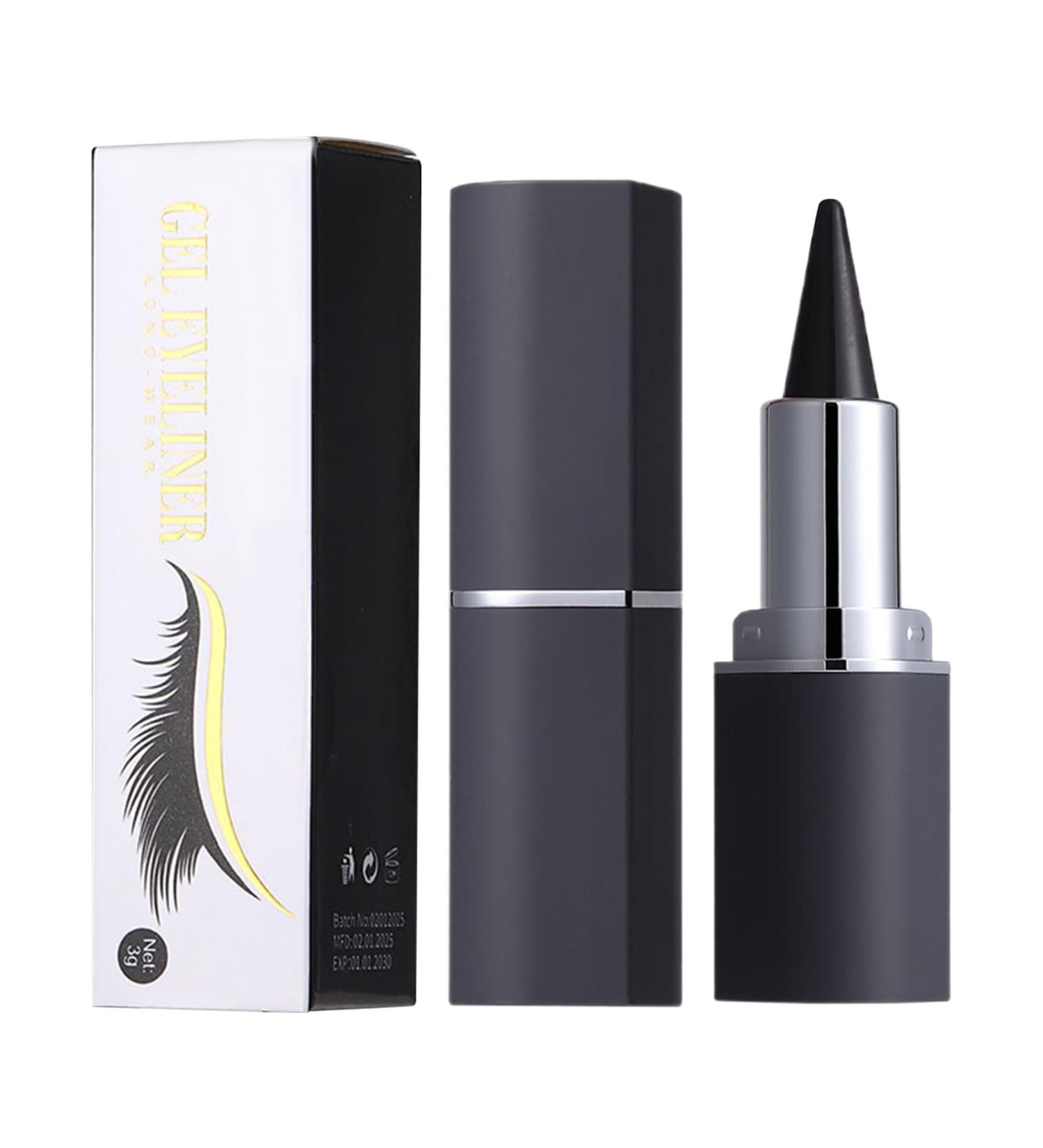 Eye-oches Pencil Black Eye Liner Gel Black Smokey Eyeshadow Stick | Waterproof Makeup Accessories for Women and Girls Matches Skin Types - Buy Online on GoSupps.com