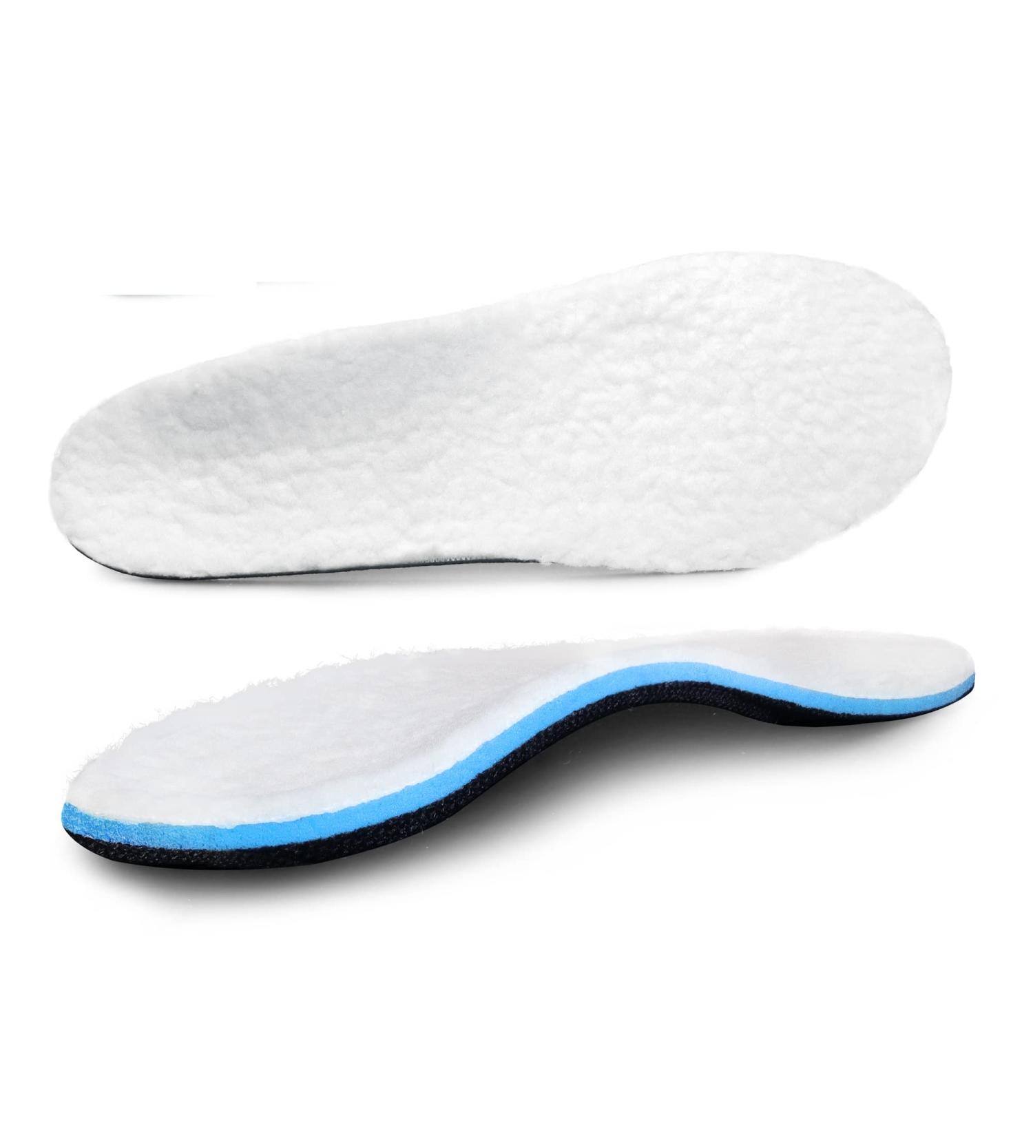 Orthos Shearling Orthotic Insoles - Size H for Women's 12/Men's 11 - Wool Inserts - Buy Online on GoSupps.com