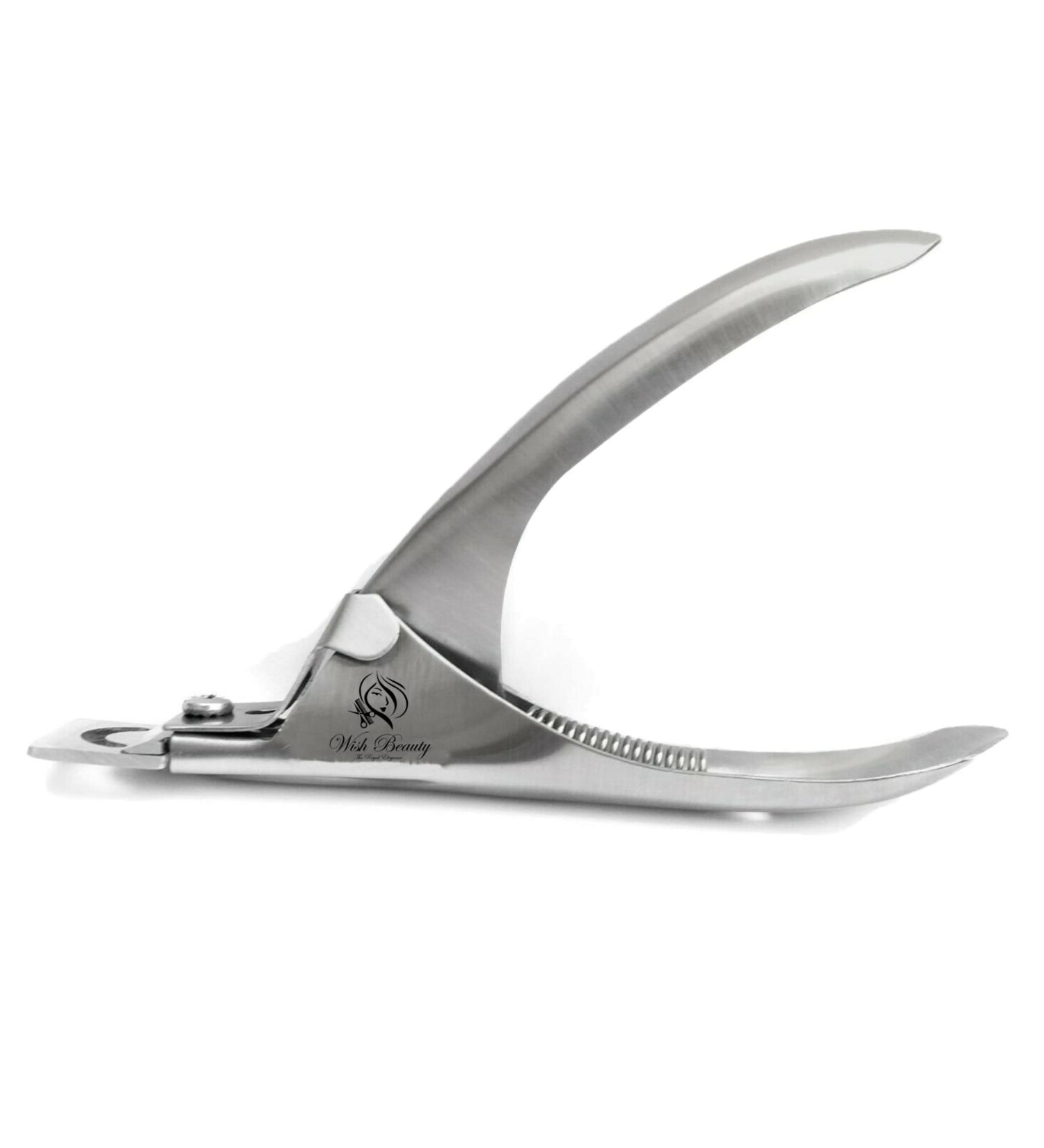 Professional Rustproof Nail Clippers for Acrylic & False Nails - Sharp Manicure Pedicure Trimmer Tool (Silver) - Buy Online on GoSupps.com