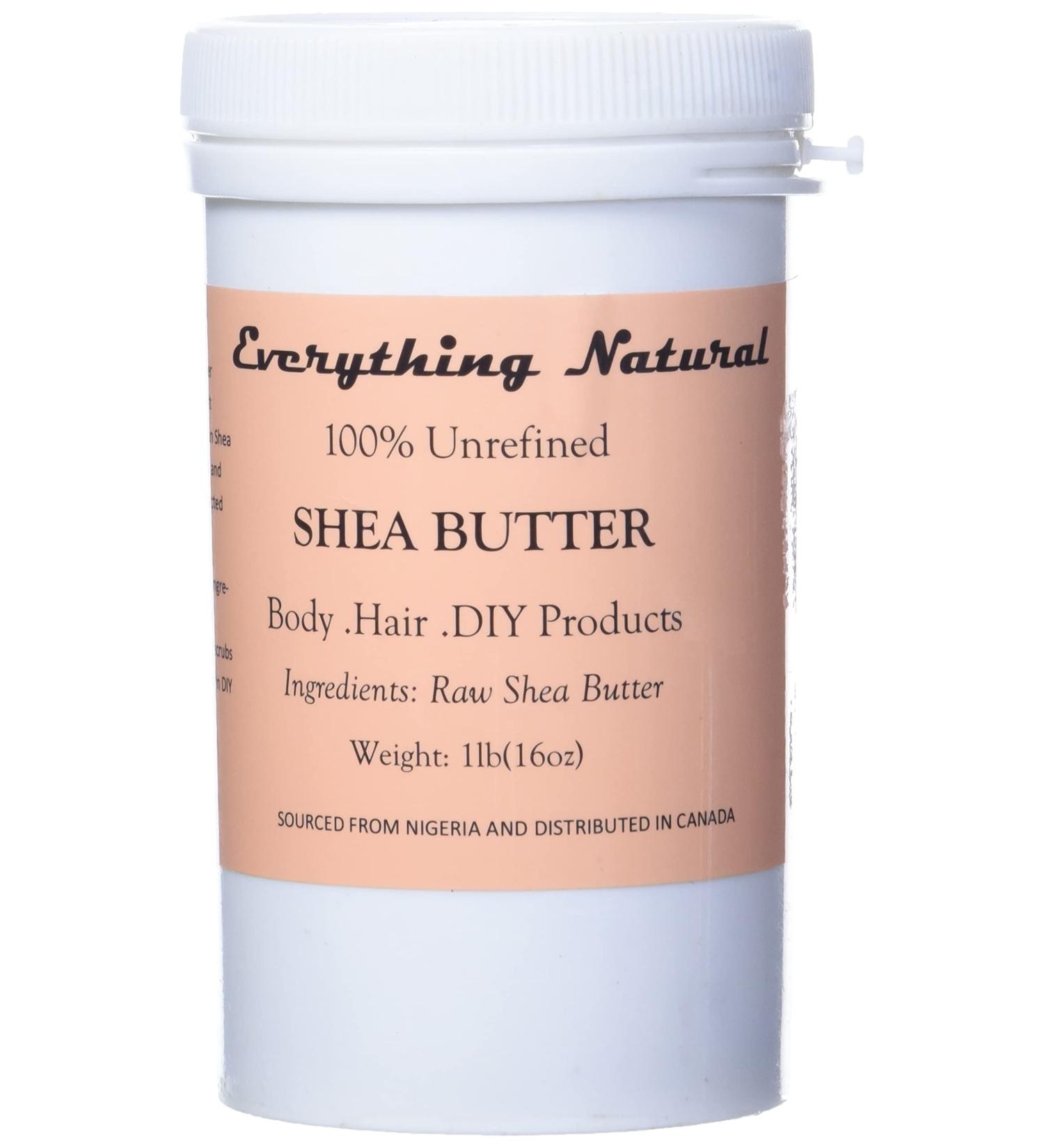 Unrefined Organic 100% Grade A Shea Butter - 1 lb (16 oz)- African Raw Pure - Use Alone or in DIY Body Butters Lotions Soap Lotion Bars Lip Balms and More! - Buy Online on GoSupps.com