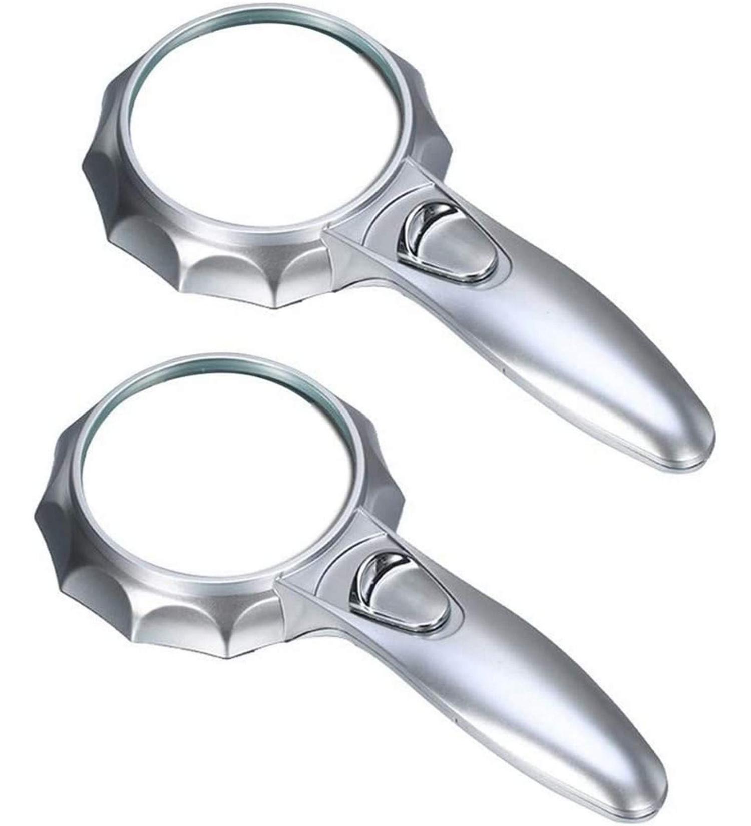 Magnifying Glasses for Hobbies Reading Magnifier Ultra-Large Handheld Magnifying Glass with LED Light High Magnification Magnifying Glass Large-Sized Lighting Reading Magnifying Glass Vision - Buy Online on GoSupps.com