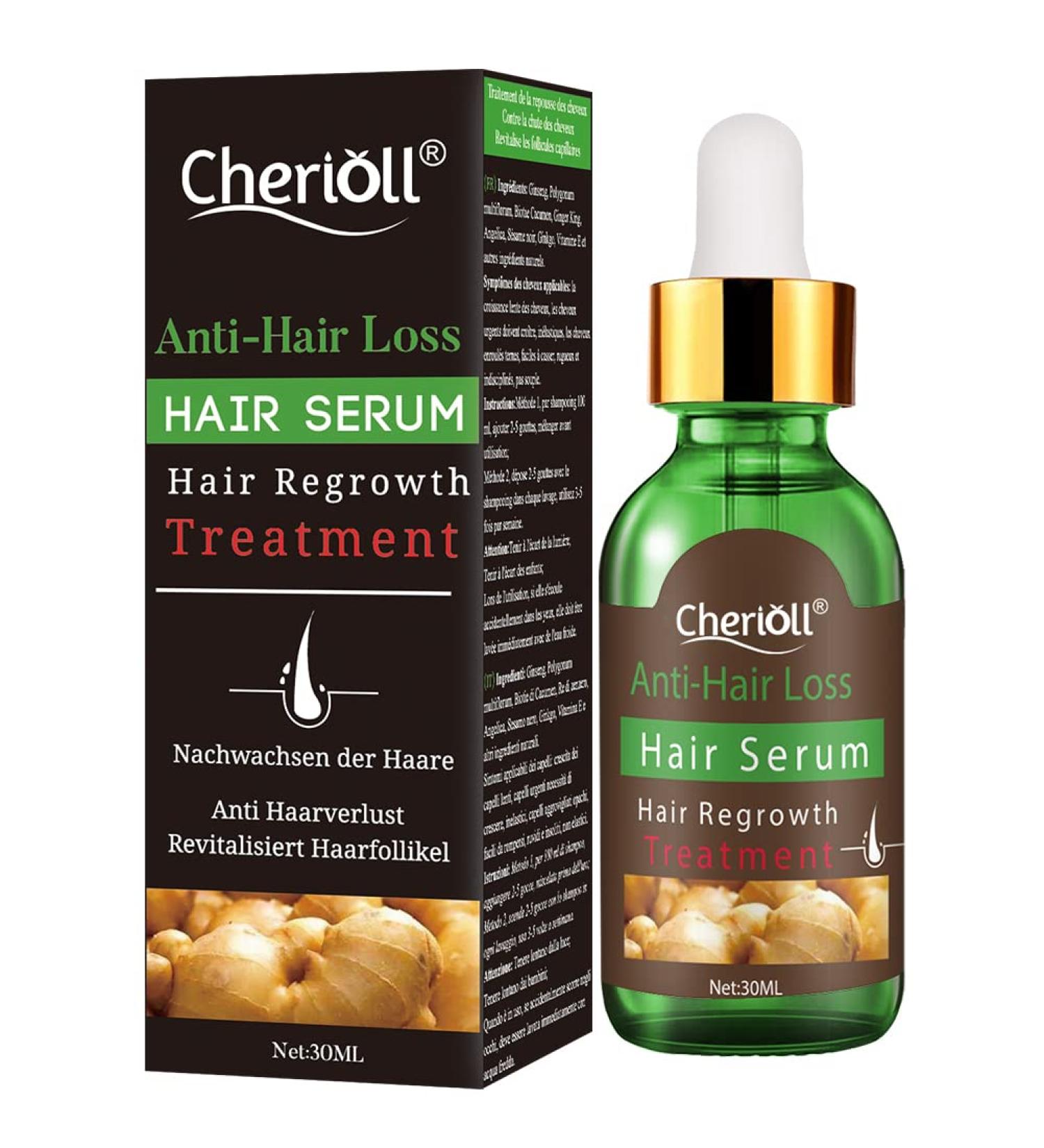 Hair Growth Serum - Stimulate New Growth, Thicker & Fuller Hair - Hair Loss & Thinning Treatment - Buy Online on GoSupps.com