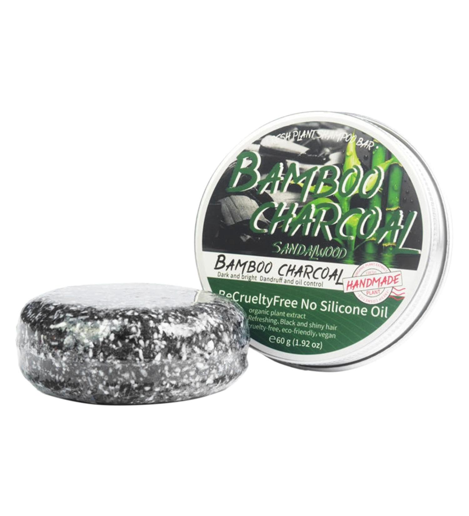  PUCHEN hair darkening shampoo black shampoo unisex charcoal shampoo women natural darkening bar black shampoo control black shampoo Puchen - Buy Online on GoSupps.com