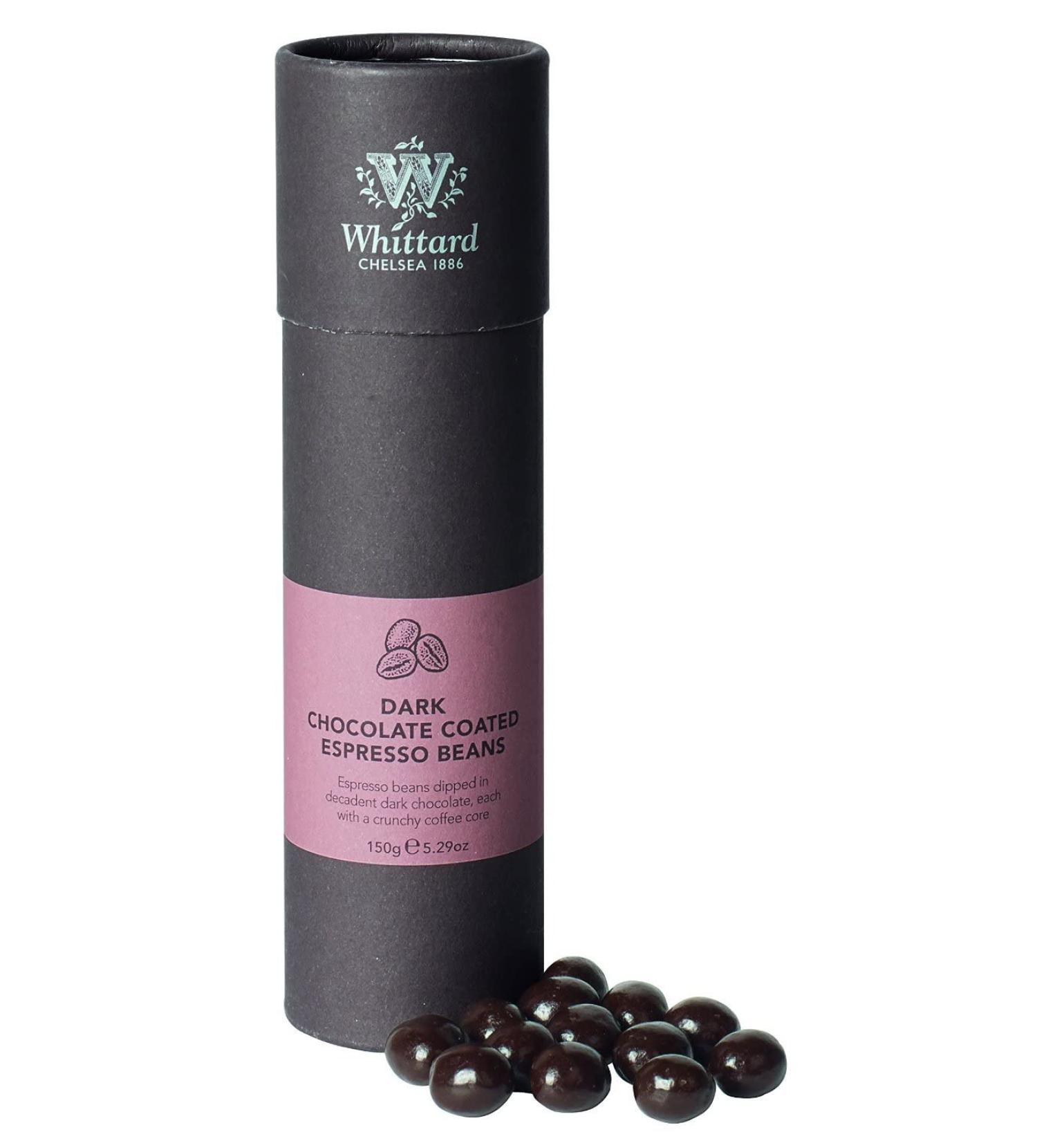 Whittard of Chelsea Dark Chocolate Coated Espresso Beans 150 g