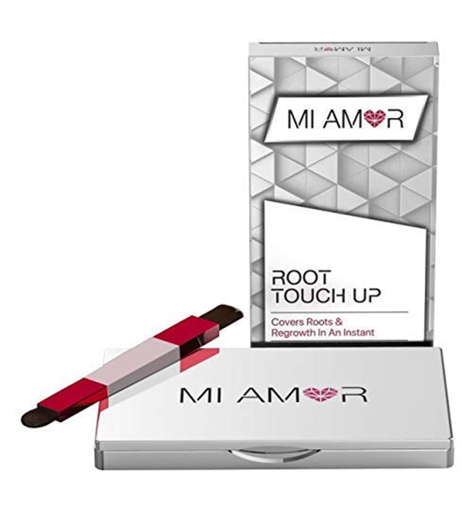 Premium Root Touch Up - Mi Amor - Fast and Grey Hair Root Cover Up - Extend Time Between Salon Trips - Water-resistant Root Cover Up - Black - Buy Online on GoSupps.com