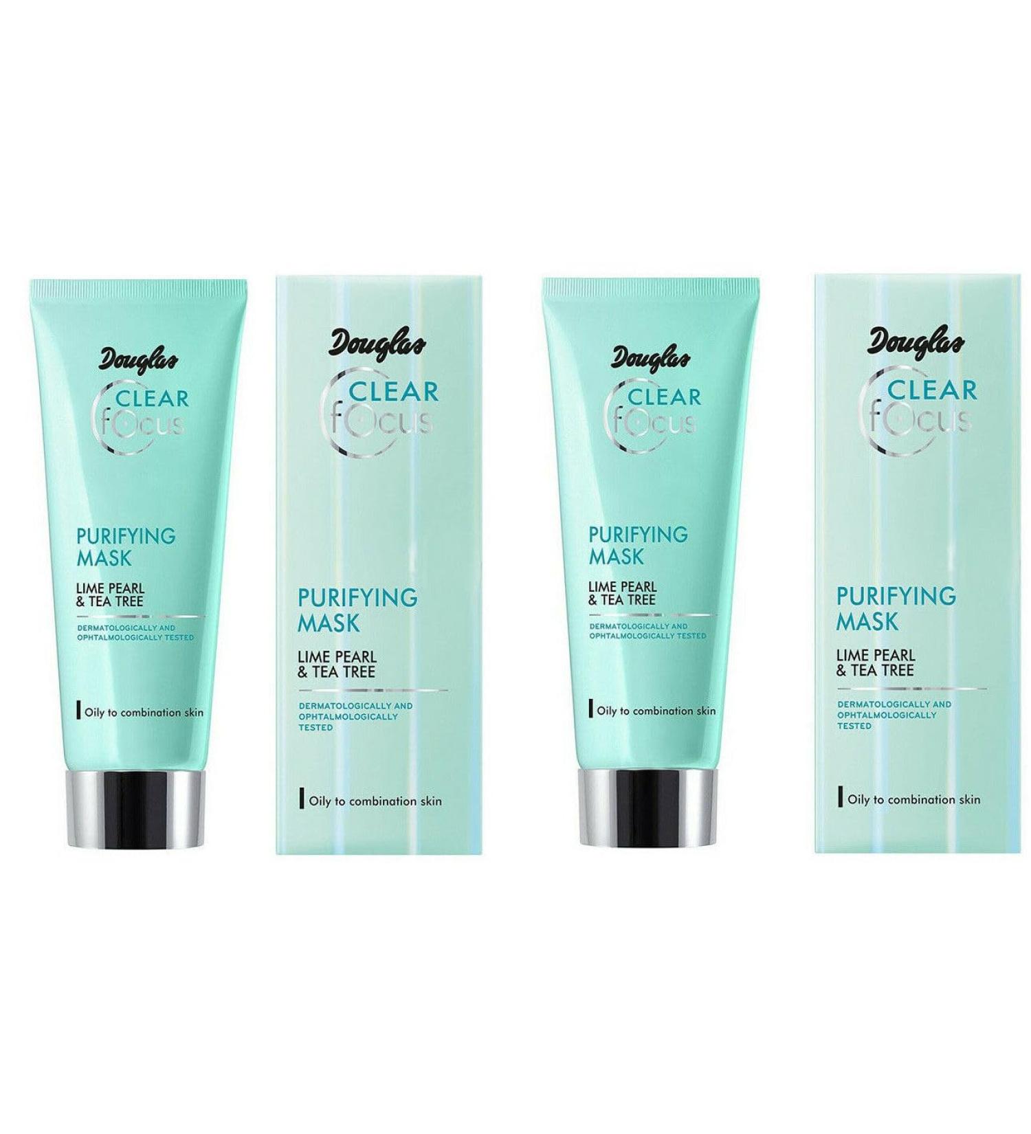 Douglas DOUGLAS MASQUE CLEAR FOCUS PURIFYING LIME PEARL & TEA TREE 75 ML TUBE