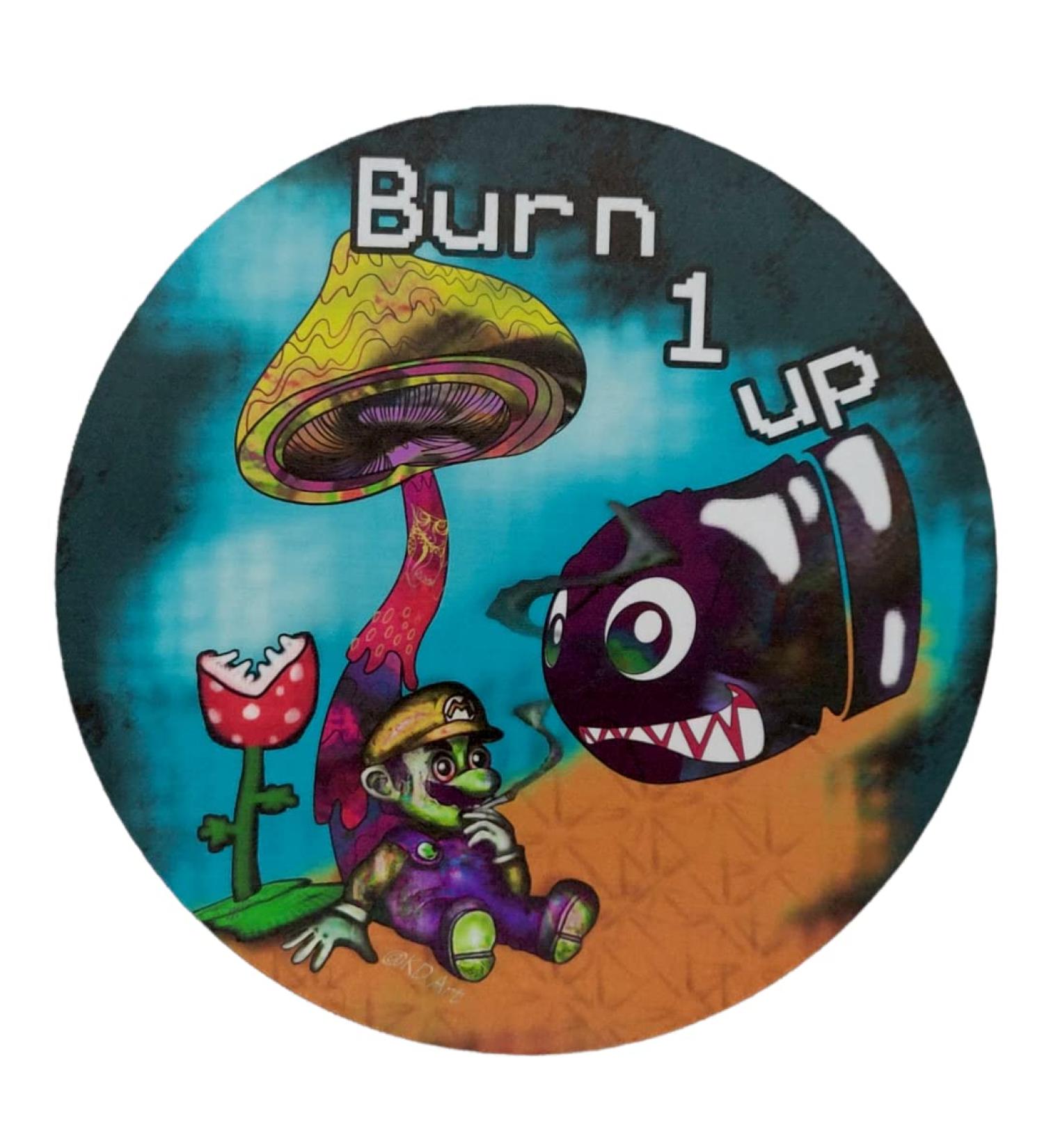 Burn 1 Up Dab Mat - Premium Silicone Mat for Concentrates - Buy Online on GoSupps.com