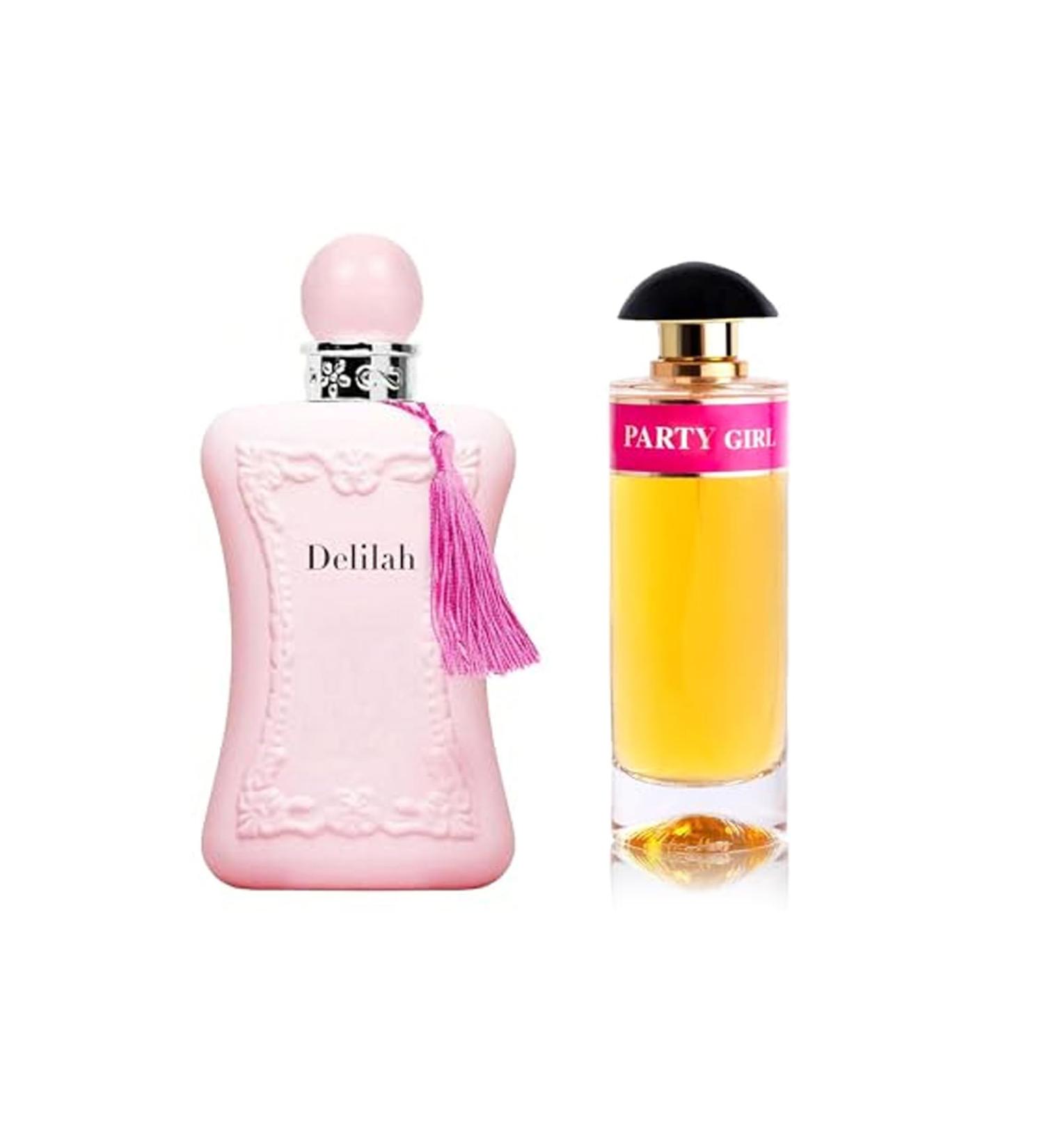 Women's Delilah&Party Girl Perfume Set Romantic Floral Scent Eau De Parfum Spray for Women 3.4 Fl Oz Each Bottle Daily Used Fragrance - Buy Online on GoSupps.com