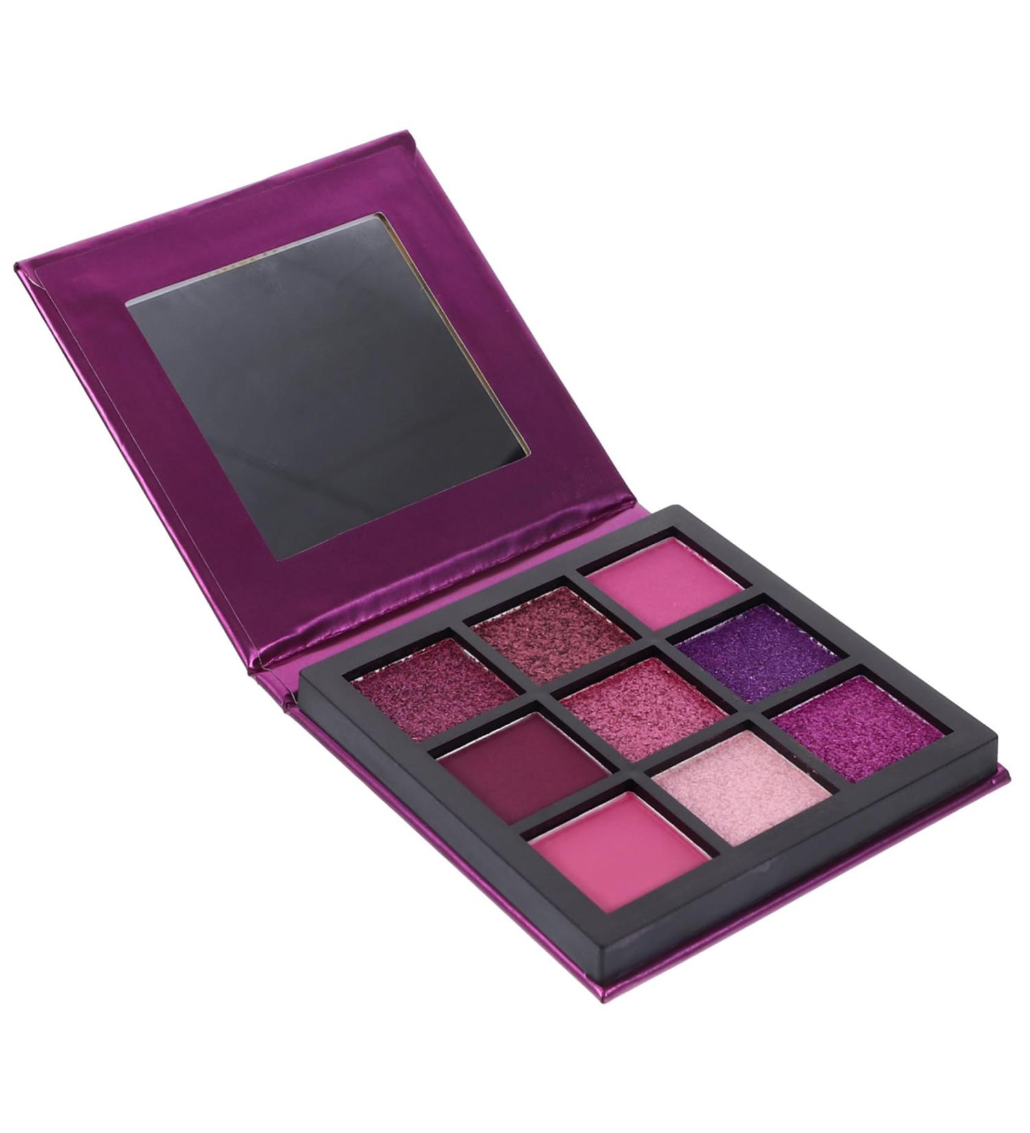 DOITOOL 2pcs 9 Makeup Palette Eye Shadow Bright Light 1 count (Pack of 1) Purplex2pcs - Buy Online on GoSupps.com