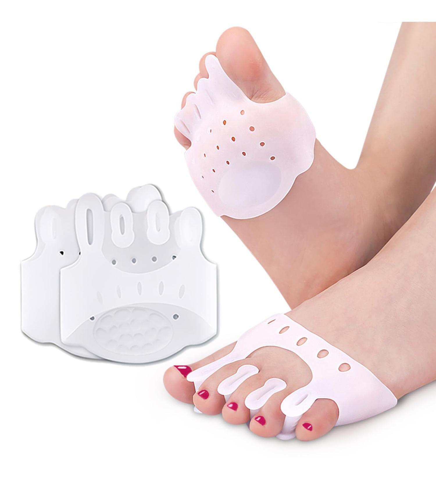 Hammer Toe Gel Spacers for Men and Women - Relief for Overlapping Toes, Bunions - Ideal for Running and Yoga - Buy Online on GoSupps.com