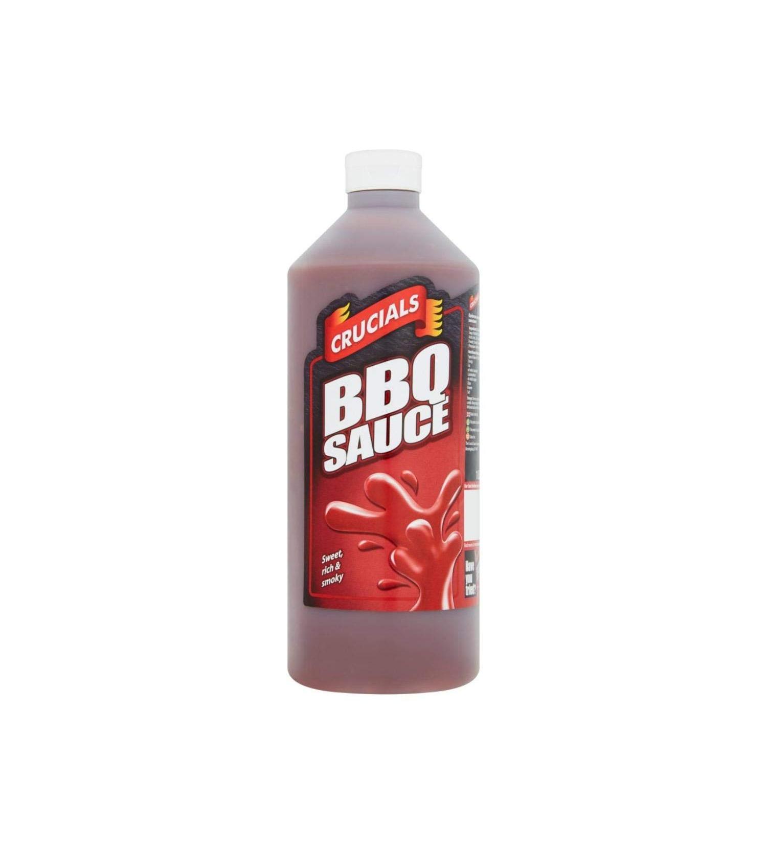Crucial BBQ Sauce 1L - Delicious and Flavorful BBQ Condiment - Buy Online on GoSupps.com