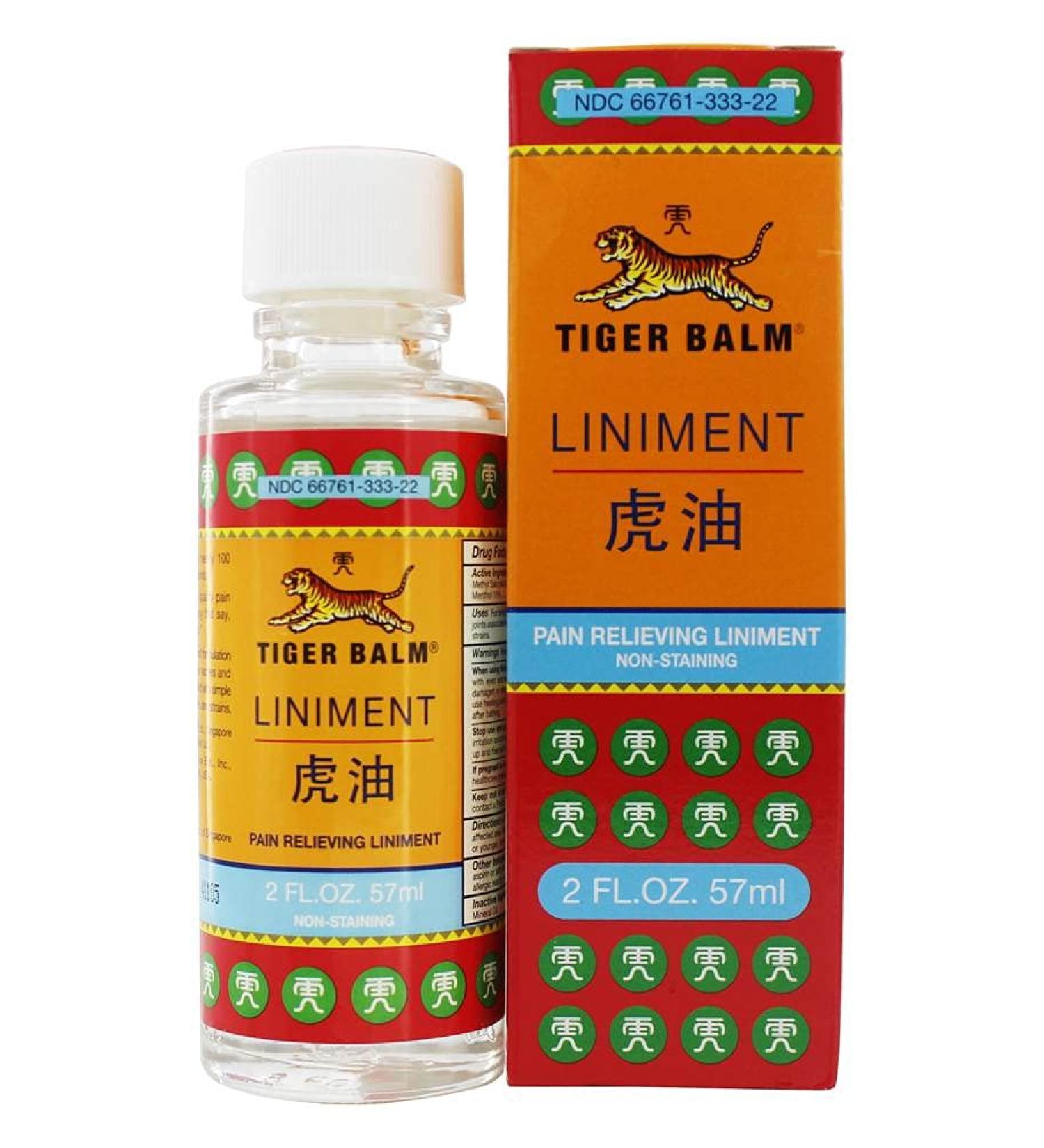 Tiger Balm Liniment 2 oz - Joint & Muscle Relief Oil for Arthritis & Back Pain - Buy Online on GoSupps.com