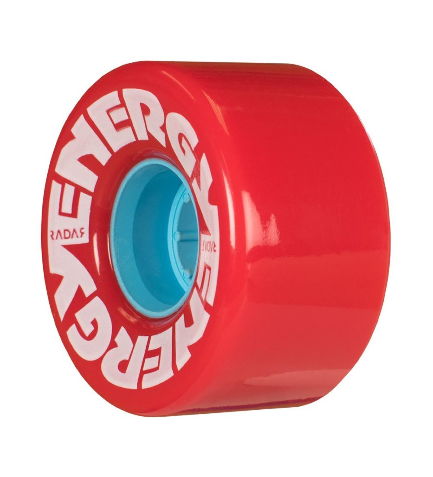 Radar Energy 57 Roller Skate Wheels - 4 Pack of 78A Red Quad Skate Wheels 31mm x 57mm - Buy Online on GoSupps.com