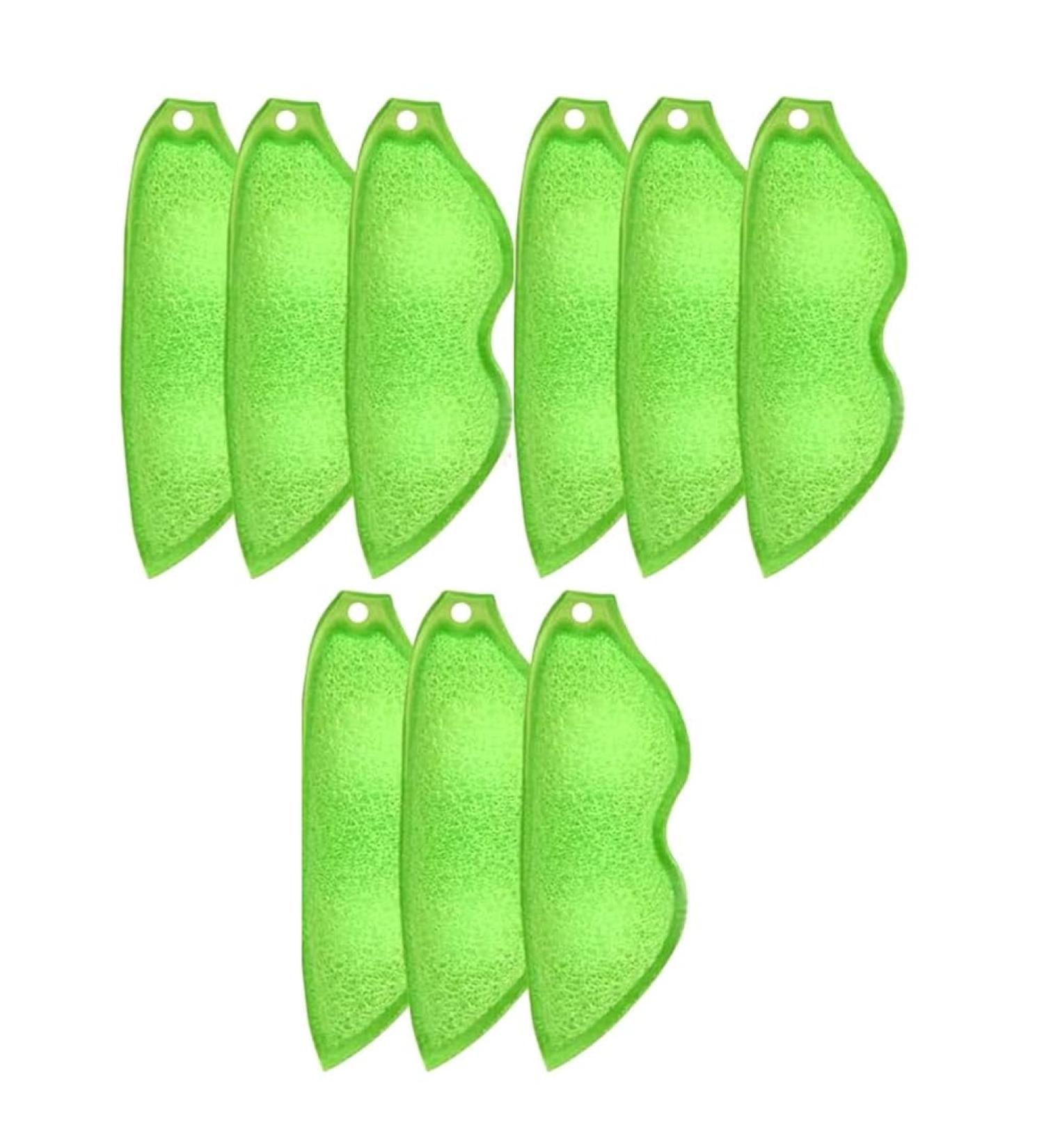 domoi Beans Bottle Cleaner Bottle Cleaning Sponge Beans-Shaped Bottle Cleaning Sponge Reusable Bottle Cleaning Sponge Green - Buy Online on GoSupps.com