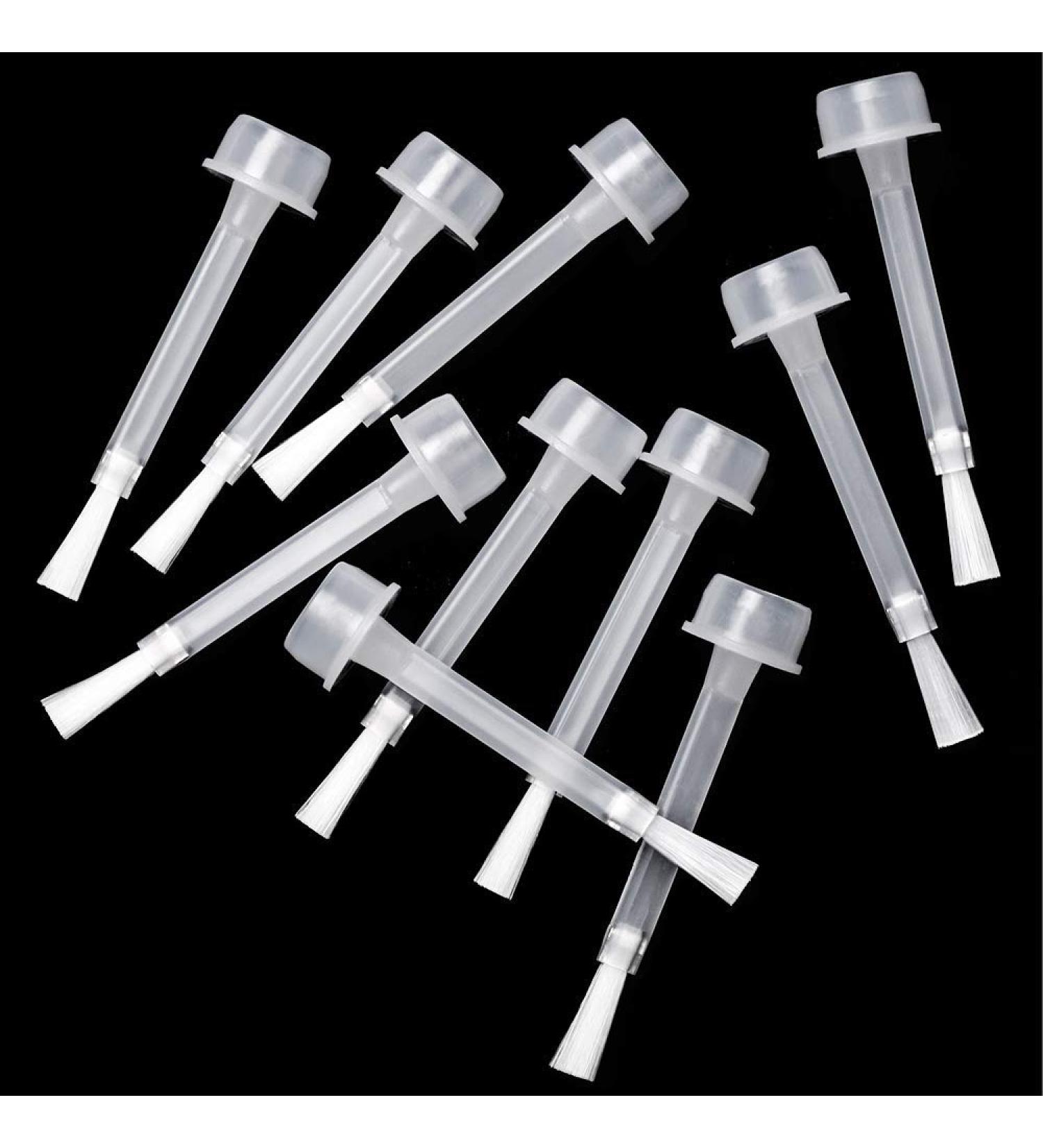 Dip Powder Liquid Brush Set - 10pcs for Base Coat, Top Coat, Activator - Replacement Brushes - Buy Online on GoSupps.com