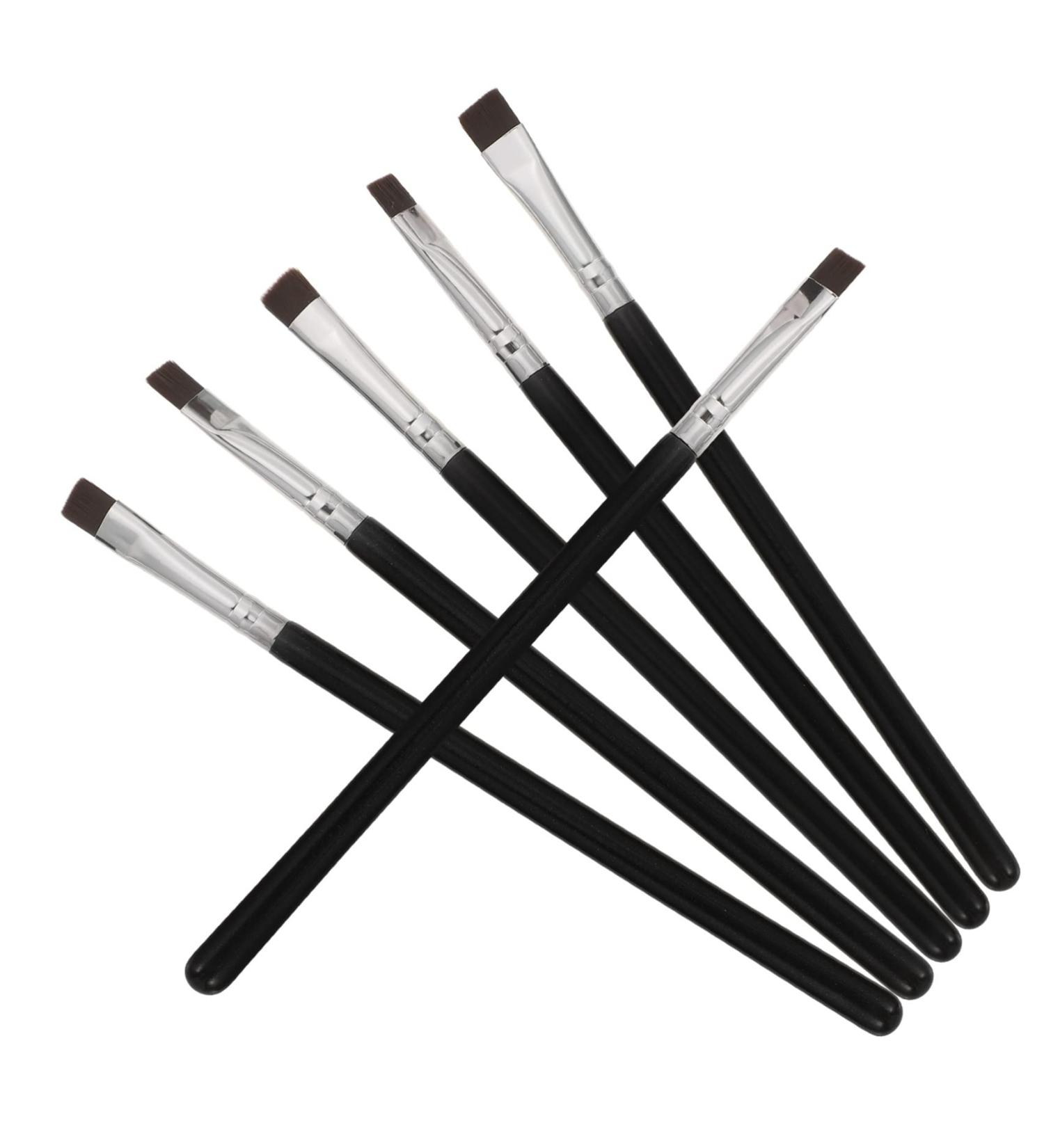 MAGICLULU 6pcs Flat Eyebrow Brush Eye Lash Brush Flat Brush Makeup Define Cosmetics Brush Eye Liner Brush Eye Tool Brush Eyeliner Brush Eyebrow Makeup Brush Eyeliner Tool Cosmetics Tool - Buy Online on GoSupps.com