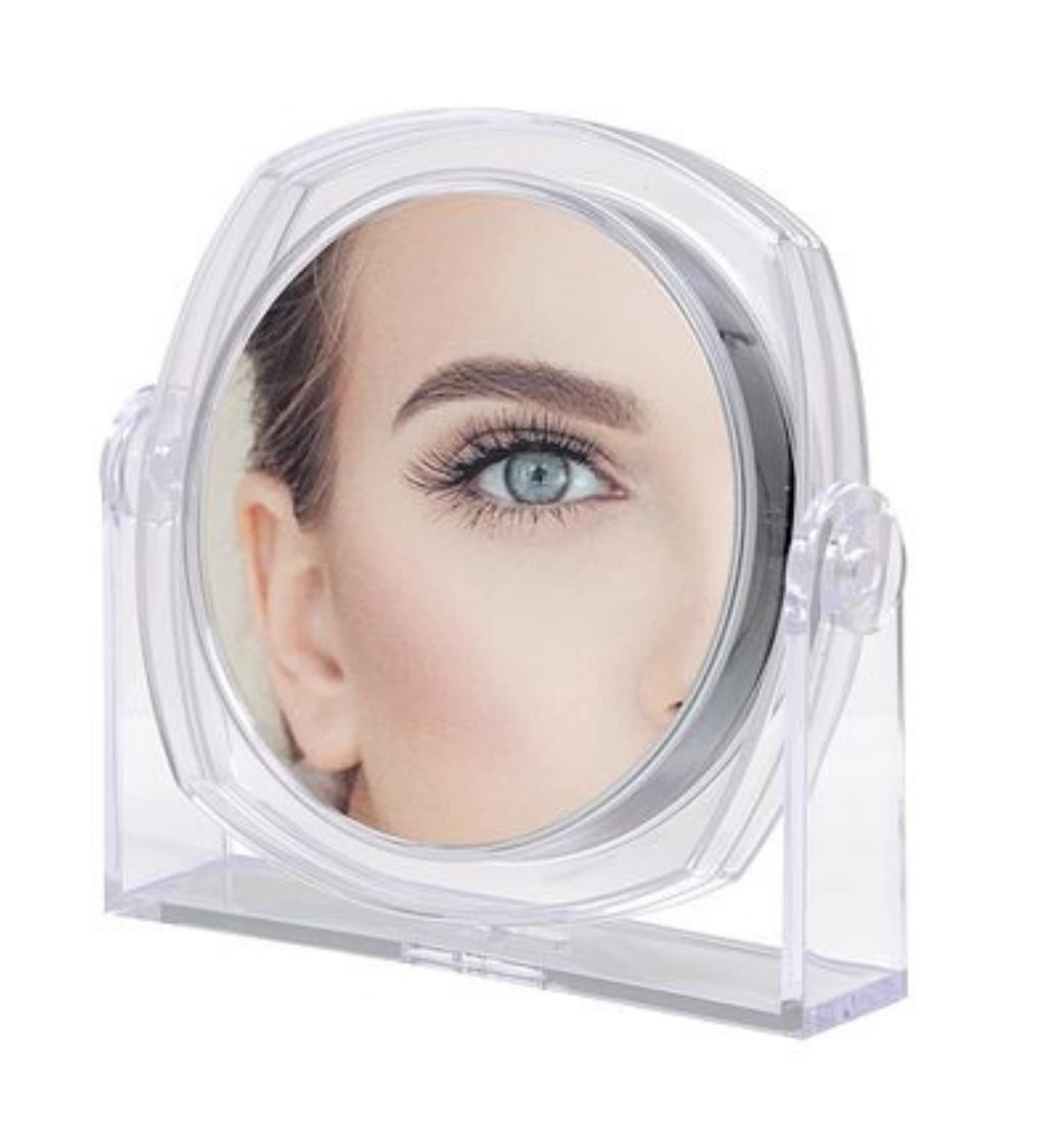 Rucci Clear Vanity Mirror 1X/10X M821 Acrylic 6.5 Inch - Pack of 1 - Buy Online on GoSupps.com