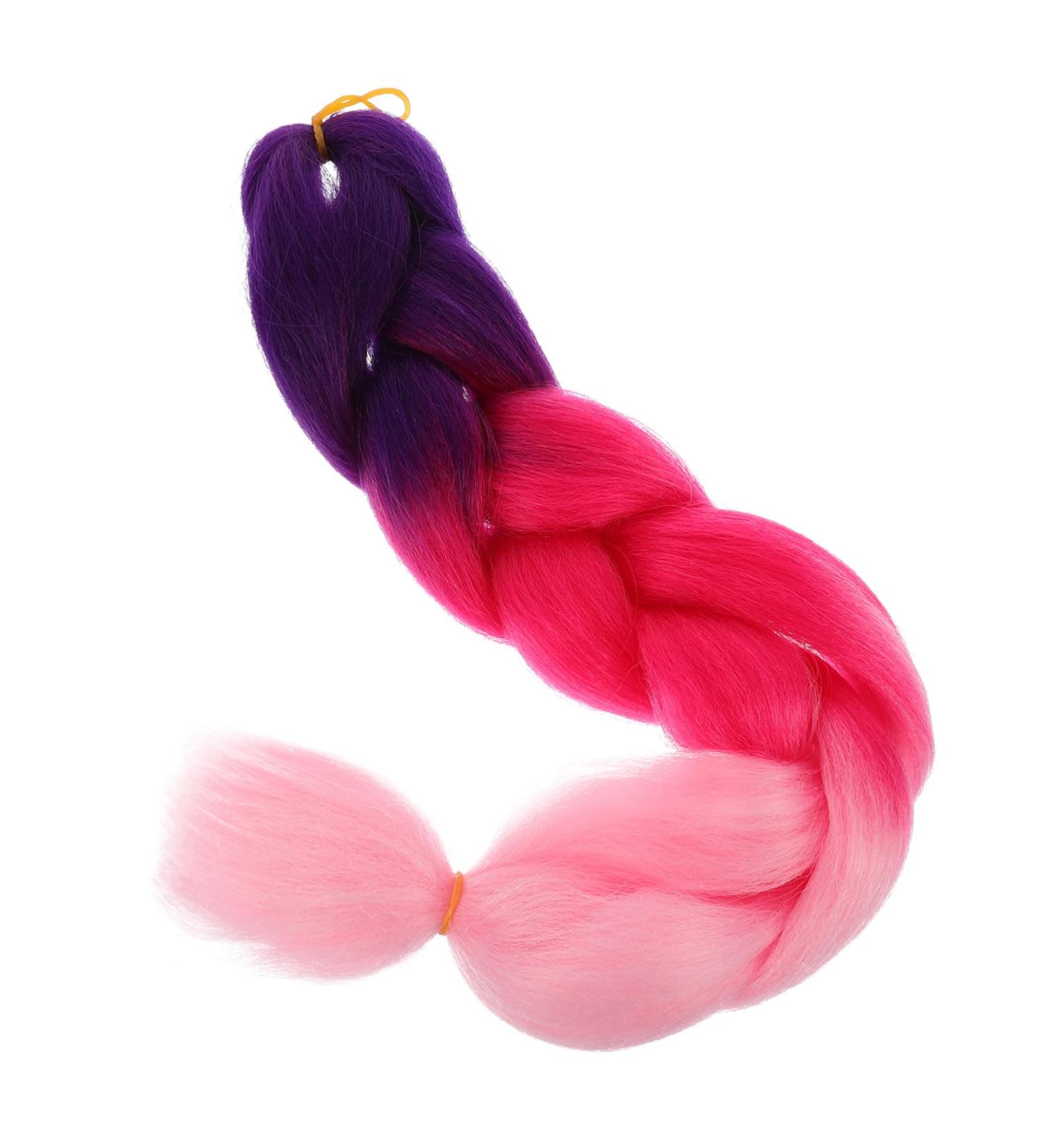 DOITOOL Braid Hair Extension Synthetic Braided Extensions High Temperature Hair Braid Crochet Twist Braids Hair Color Wigs Synthetic Wigs Jumbo Braiding Hair Extension To Weave Extend - Buy Online on GoSupps.com