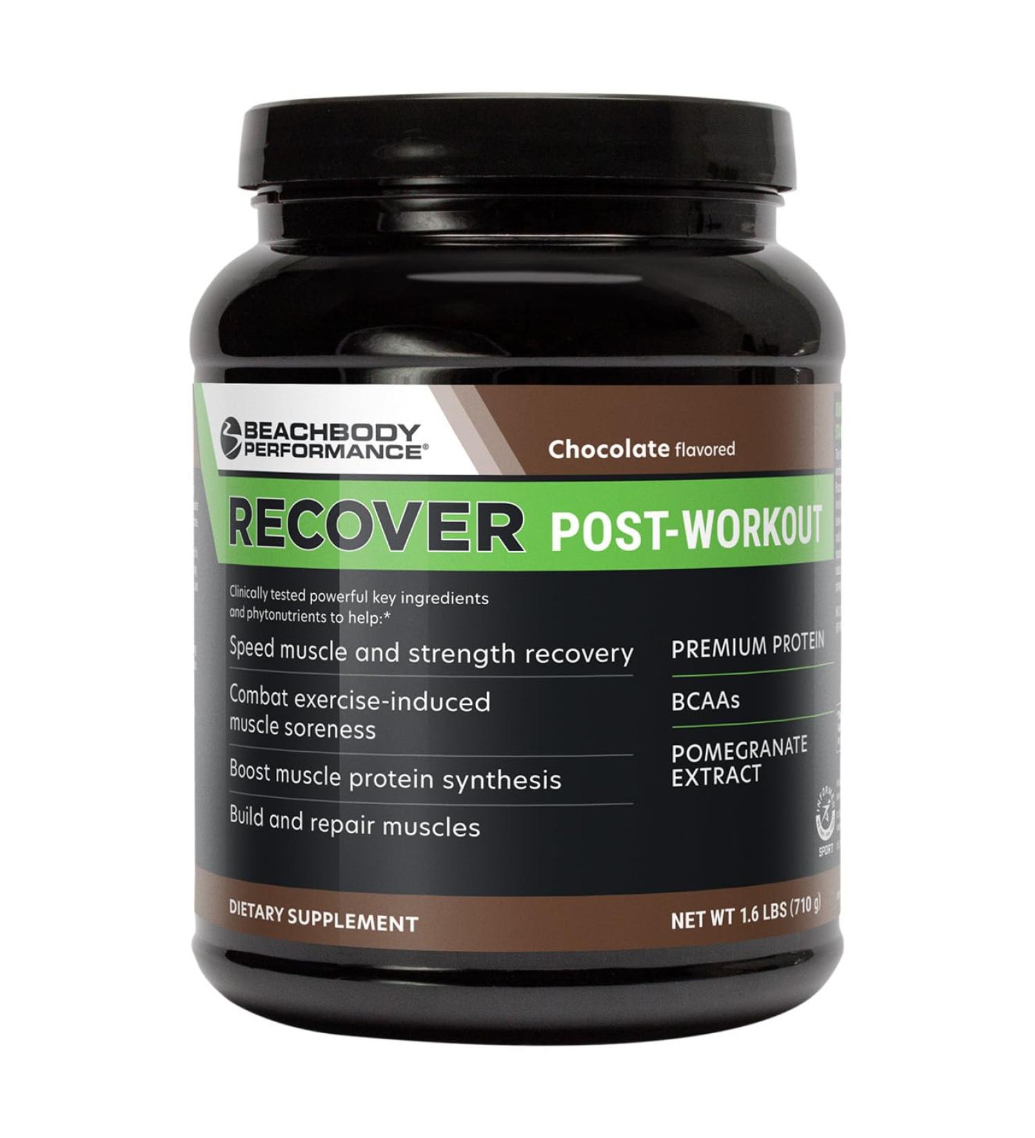 BODi Recover Whey Protein Powder Blend Post-Workout Chocolate Whey Supplement for Muscle Recovery with 20g Protein, BCAAs, Pomegranate Extract - Fast Recovery - 20 Serving Tub Chocolate Whey 20 Serving Tub - Buy Online on GoSupps.com