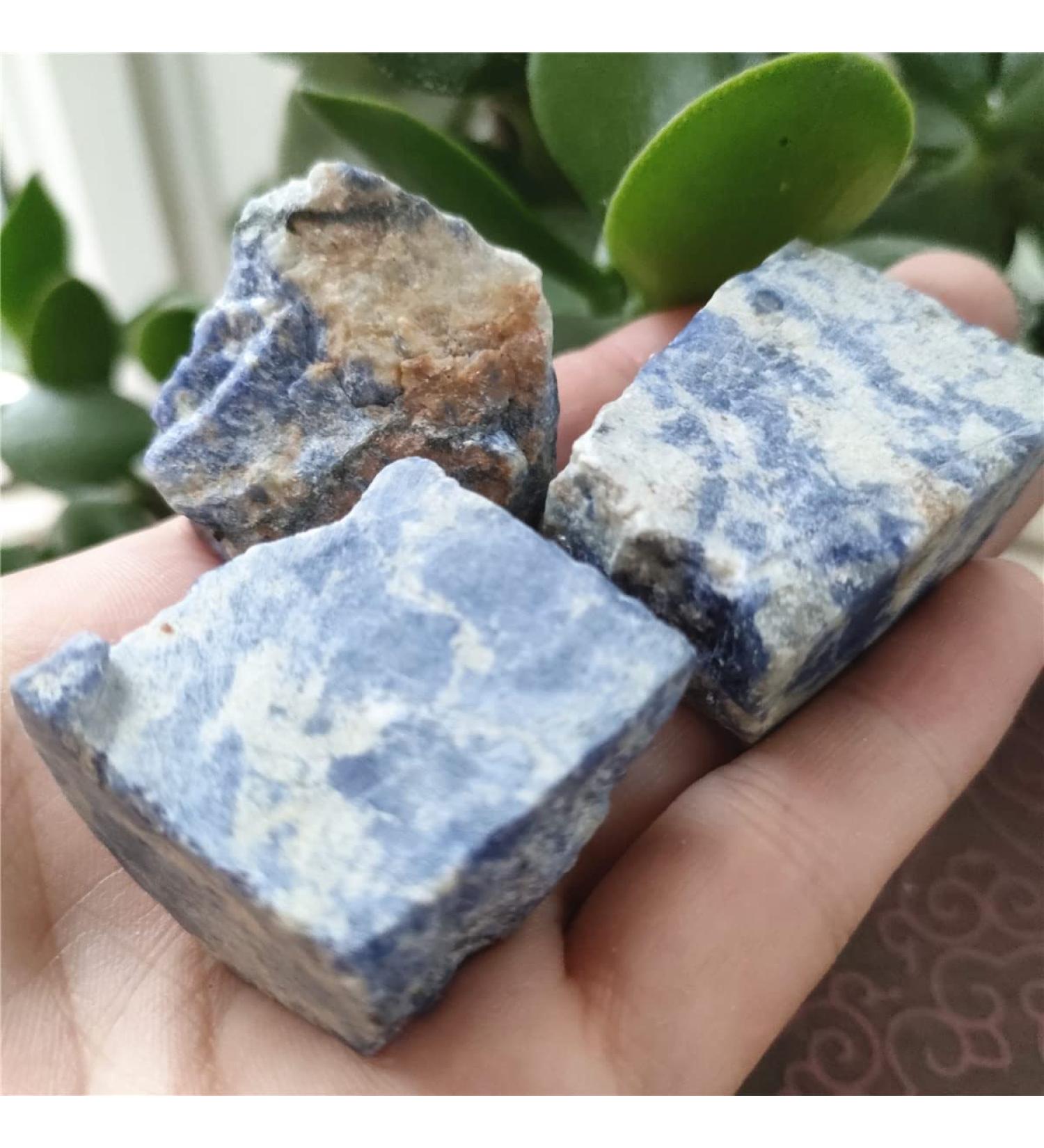 3pcs Natural Crystal Lapis Lazuli Original Stone Quartz Crystal Jewelry Aromatherapy raw Material Home Decoration NaturalReiki Decoration Room Decoration Stone Mineral Specimen - Buy Online on GoSupps.com