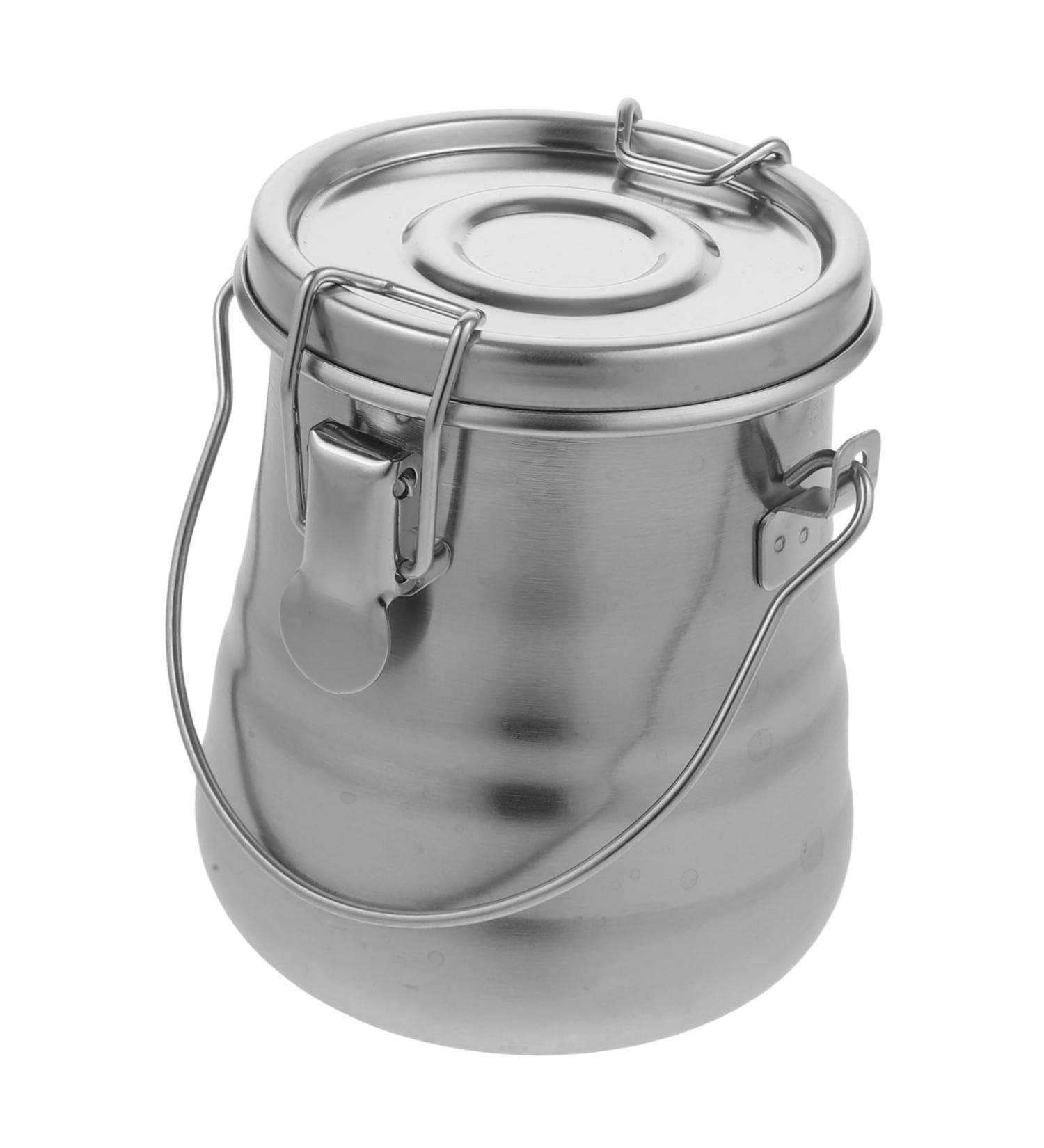 Tofficu Stainless Steel Paint Brush Washing Bucket - Artist Brush Washer Tub Cleaner 10x8cm Silver - Durable Metal Brackets & Washers - Buy Online on GoSupps.com