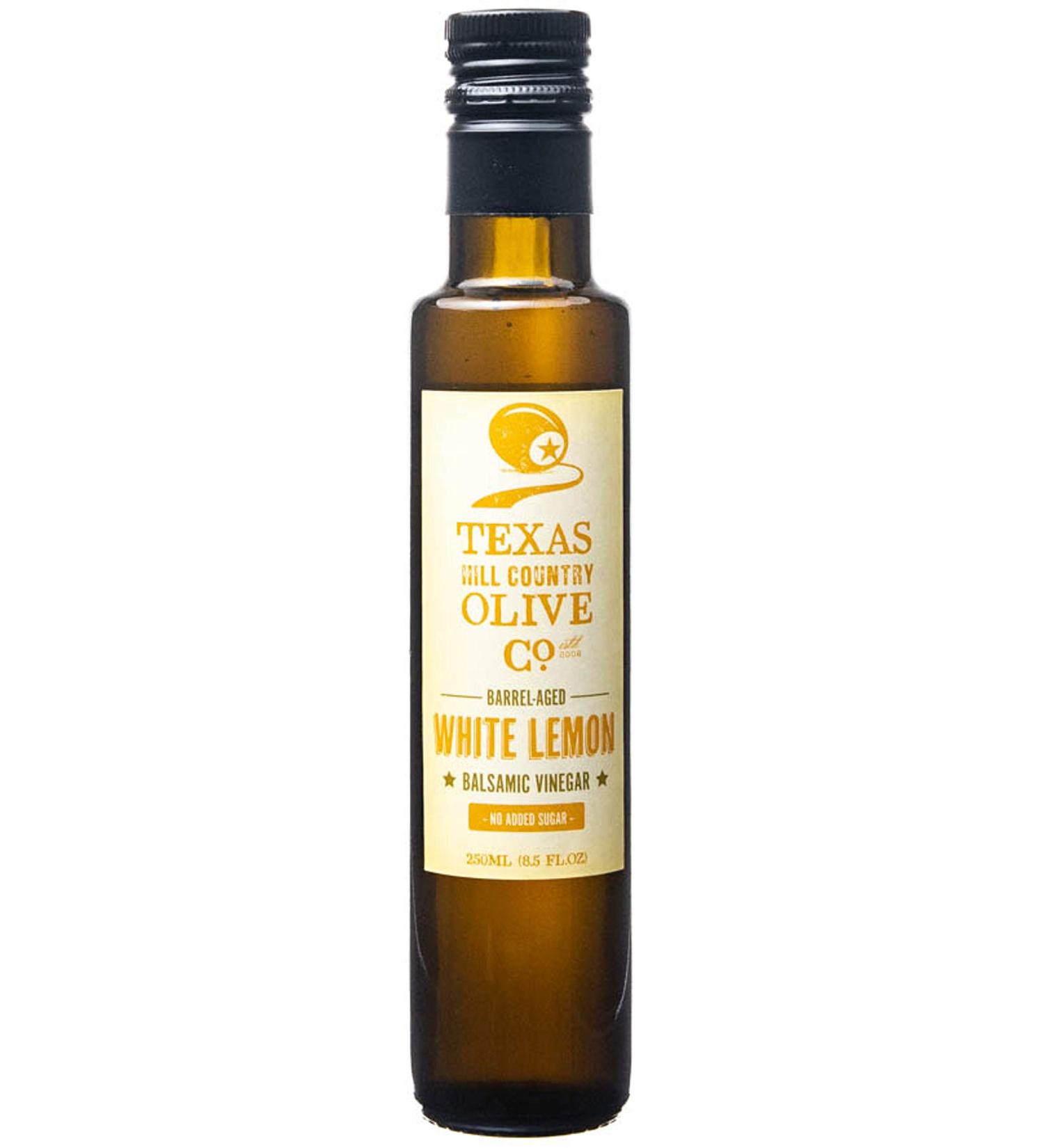 Terra Verde White Lemon Balsamic Vinegar 250ml - Tangy and Refreshing Flavor - 8.5oz Bottle - Buy Online on GoSupps.com
