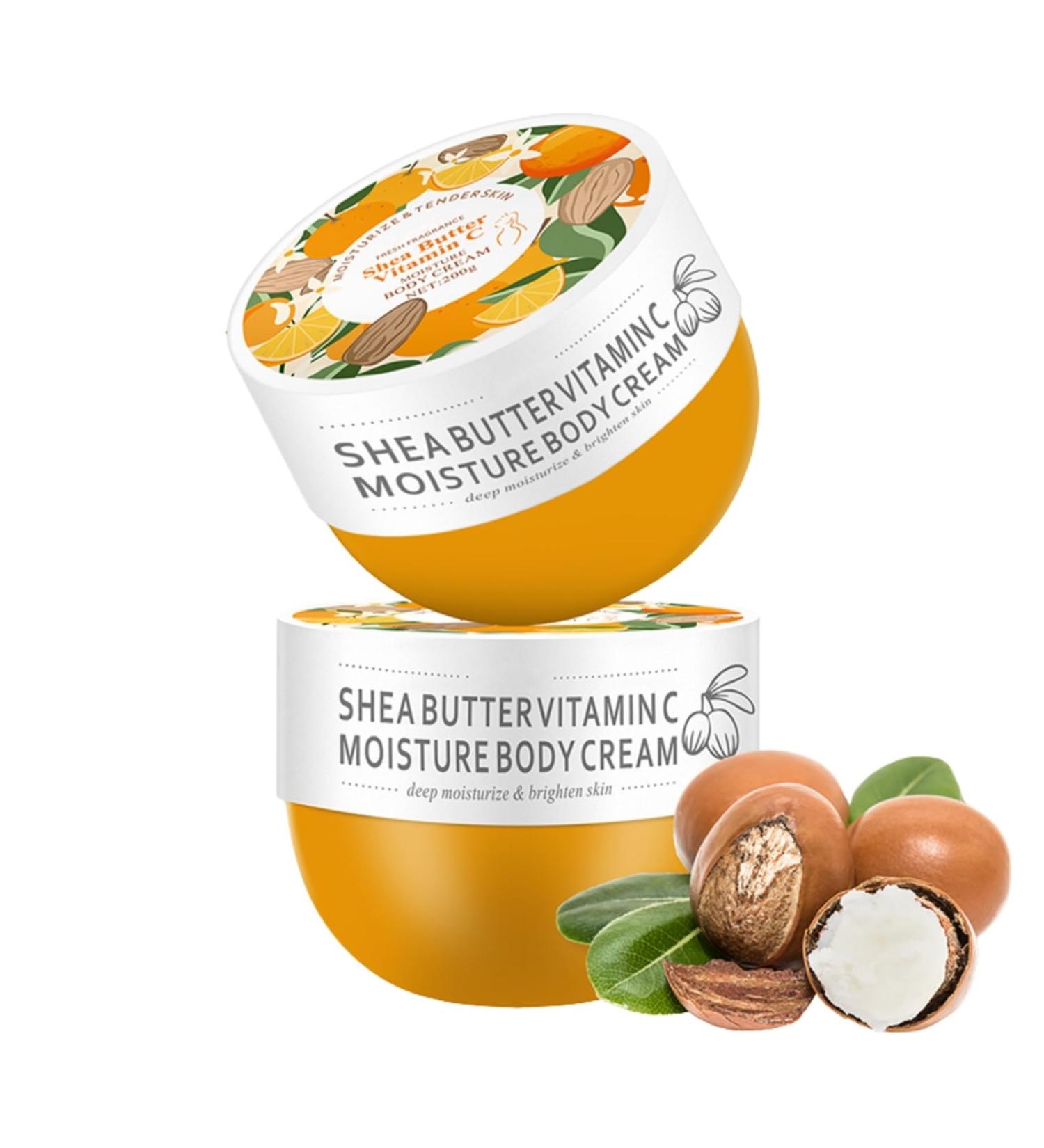 265G Trendyfave Shea Butter Vitamin C Moisture Body Cream Large Capacity Body Creams For Women & Men Body Cream Moisturiser For Dry Skin Skin Barrier Repair Moisturiser - Buy Online on GoSupps.com