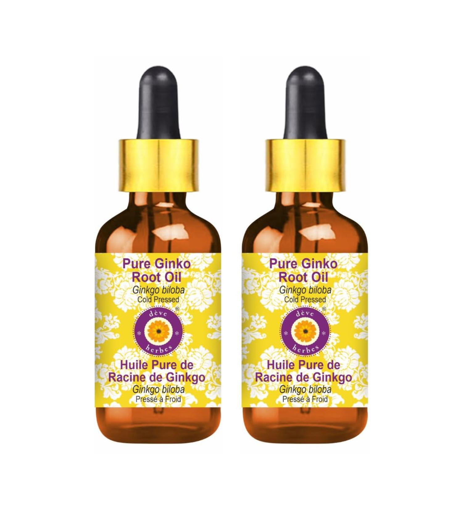 d ve herbes Pure Golden Jojoba Oil (Simmondsia chinensis) with Glass Dropper Cold Pressed (Pack of Two) 100ml X 2 (6.76 oz) - Buy Online on GoSupps.com