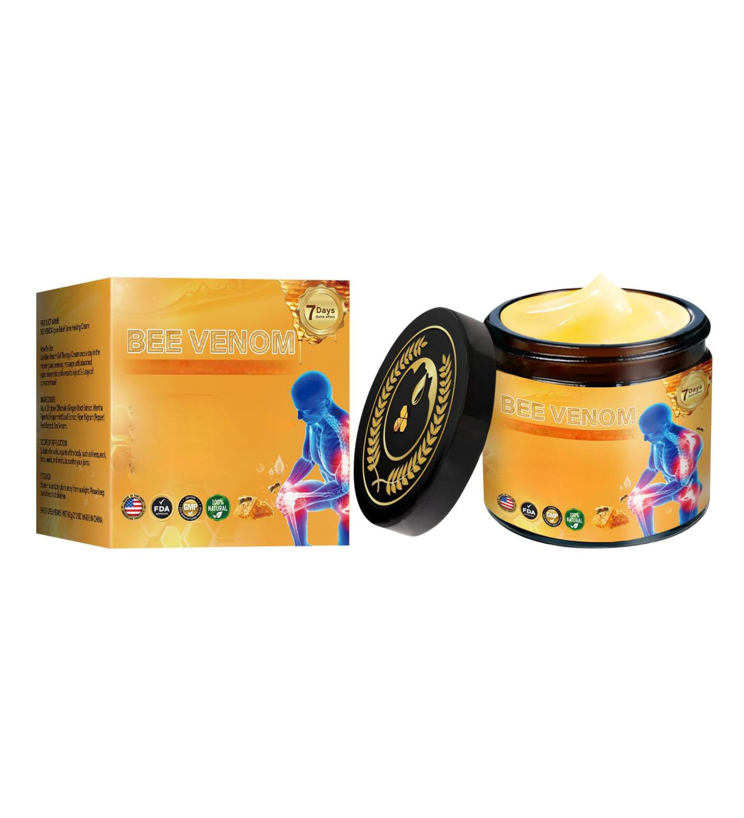 Bee Venom Bone Care Cream Throughout Release Joint Activities Muscle and Massage Relief Gel.(1) - Buy Online on GoSupps.com