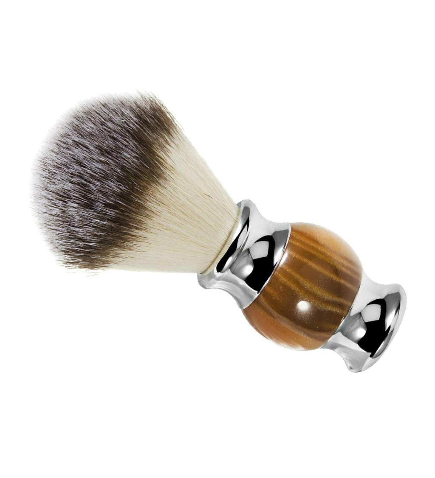 Premium 12 cm Badger Hair Shaving Brush | Natural & Skin-Friendly Shaving Tool for a Smooth Finish - International Shipping - Buy Online on GoSupps.com