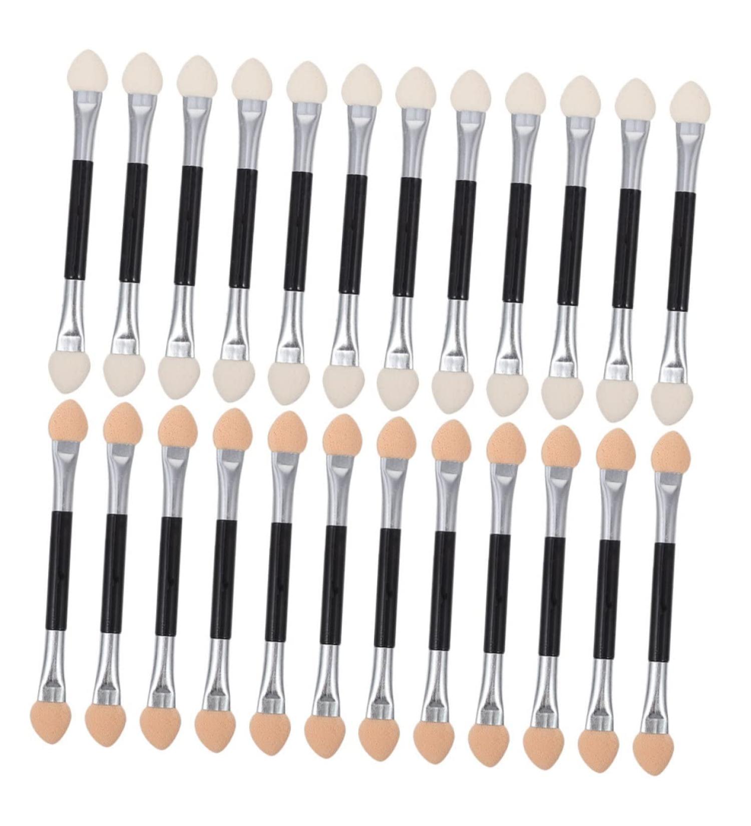 BIUDECO 24pcs Latex Eye Shadow Stick Double Ended Eyeshadow Brush Eye Makeup Makeup Applicator Sticks Eye Shadow Eyeshadow Cosmetic Makeup Sticks - Buy Online on GoSupps.com
