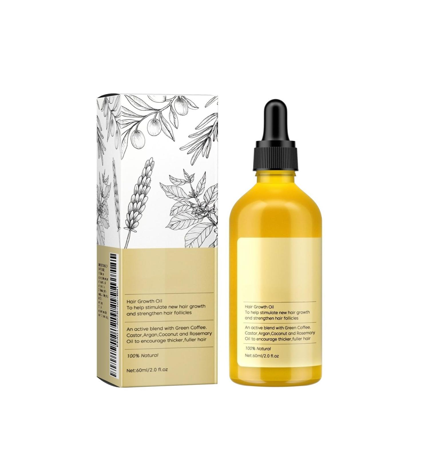Huile de romarin pour cuir chevelu et croissance des cheveux 60 ml M lange d'huile de racine de gingembre et d'huile d'argan pour r duire la perte de cheveux renforcer les follicules pour des - Buy Online on GoSupps.com