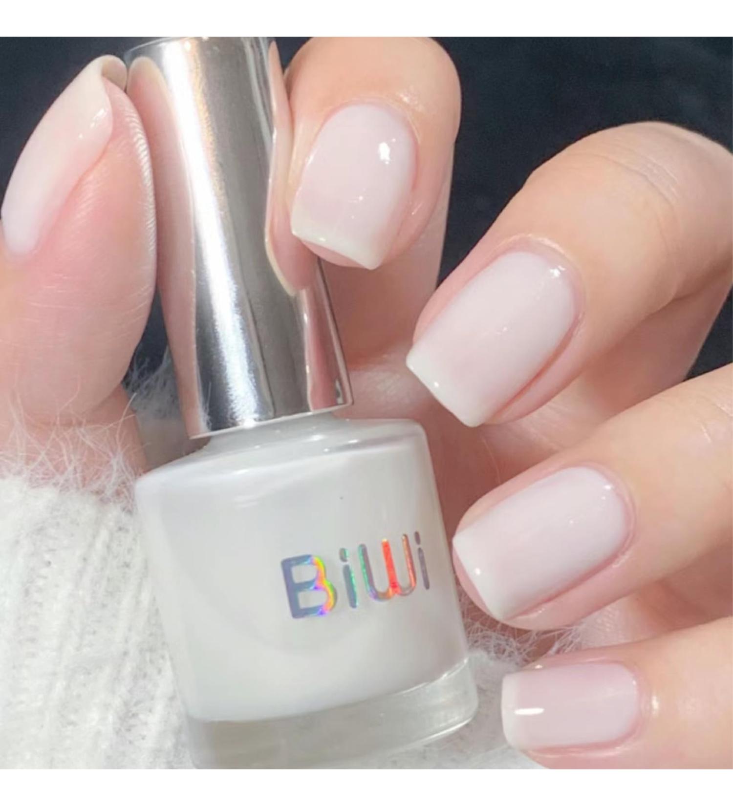 Buy COSMOO Jelly White Quick Dry Nail Polish - Long-lasting Transparent Lacquer LYBH-001 for International Shipping - Buy Online on GoSupps.com