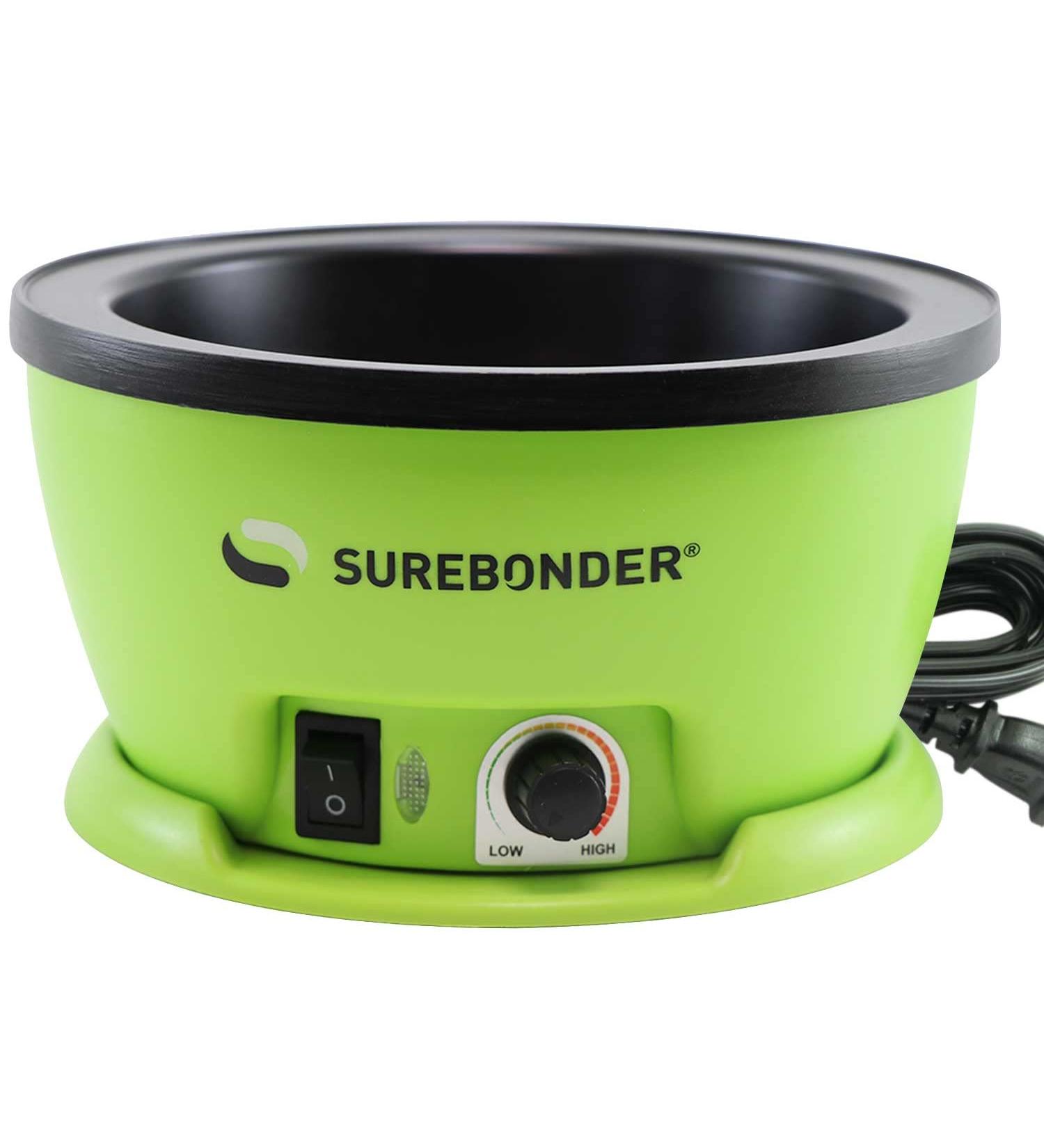 Surebonder Electric Hot Glue Skillet | Adjustable Temperature 225-400 F | 5-1/4 Diameter, 1 Depth | Perfect for Crafting and DIY Projects - Buy Online on GoSupps.com