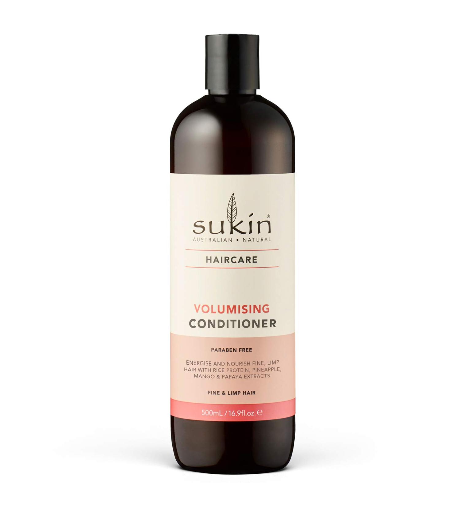 Sukin Volumising Conditioner for Fine & Limp Hair - 16.9 fl oz (500 ml) | Natural Hair Care - Buy Online on GoSupps.com