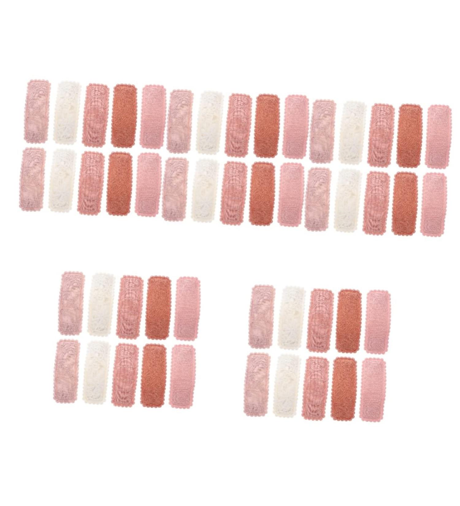 Abaodam 25 Pairs Hairpin Decorative Hair Clips Small Hair Barrettes Womens Hair Clips Side Clips for Hair Metal Hair Clips Hair Clips for Fine Hair Candy Decor Bobby Lace Cloth Toddler - Buy Online on GoSupps.com