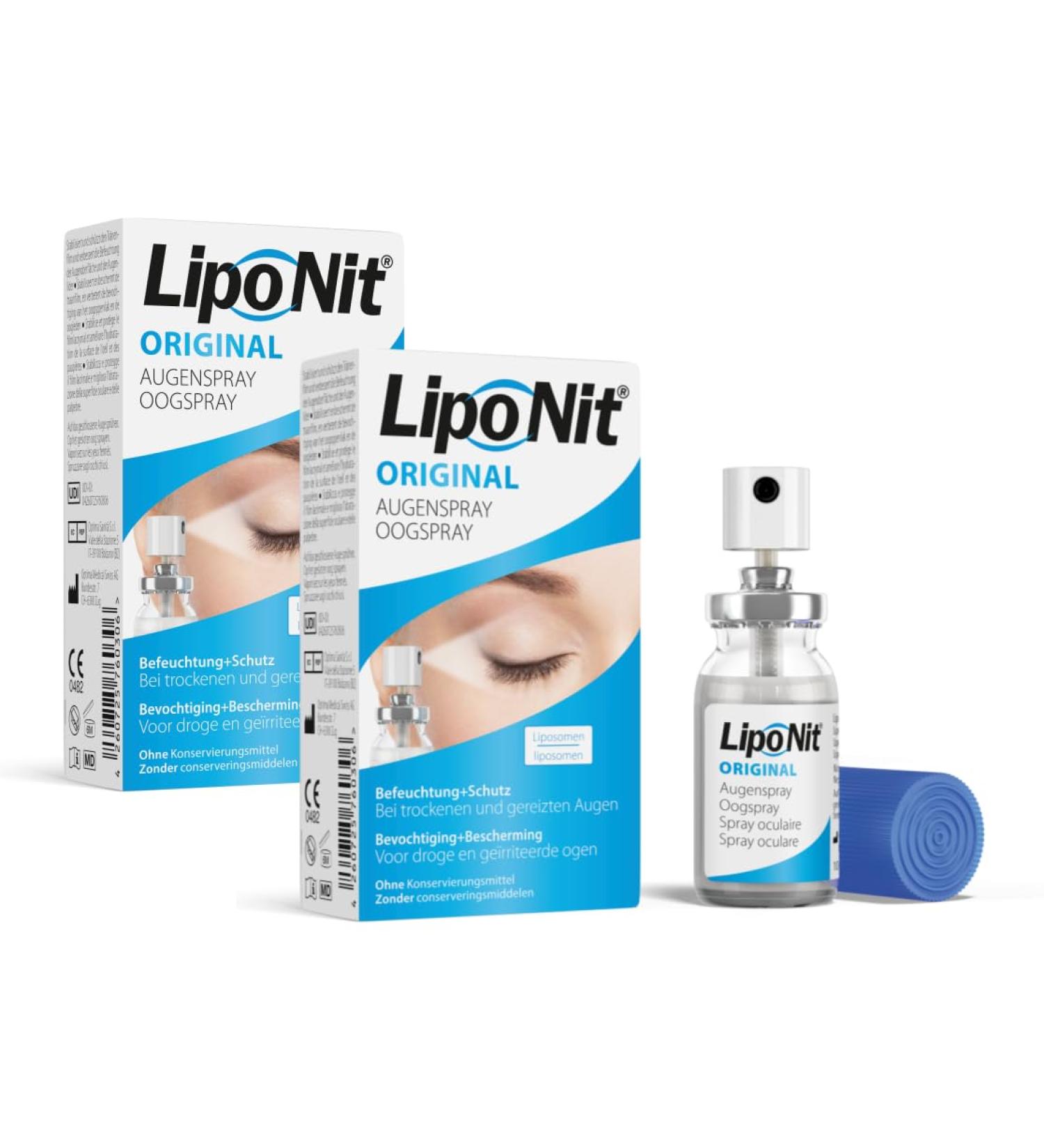 2x lipo nit eye spray 10ml savings set