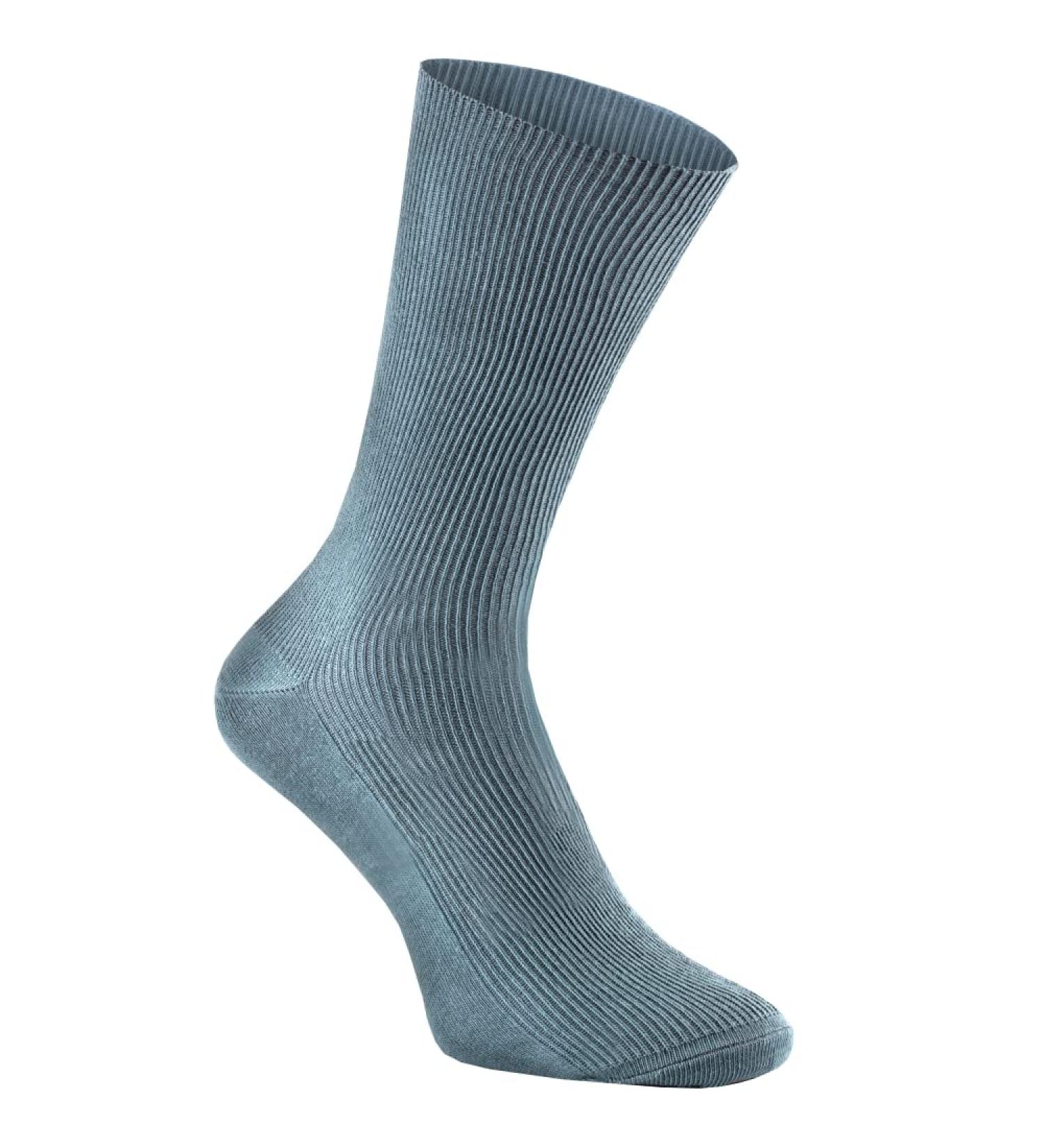 Rainbow Diabetic Non-Binding Loose Socks - Steel - Size US 11.5-13 EU 44-46 - 1 Pair - Buy Online on GoSupps.com