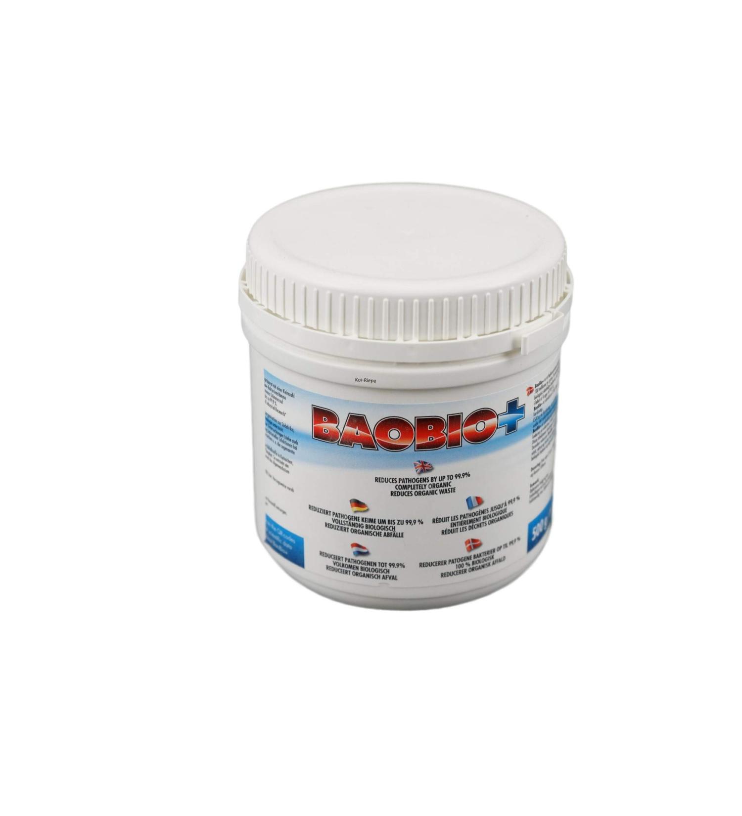 2.5 kg can BaoBio + reduces harmful Pseudomonas and Aeromonas hole disease bacteria Koi