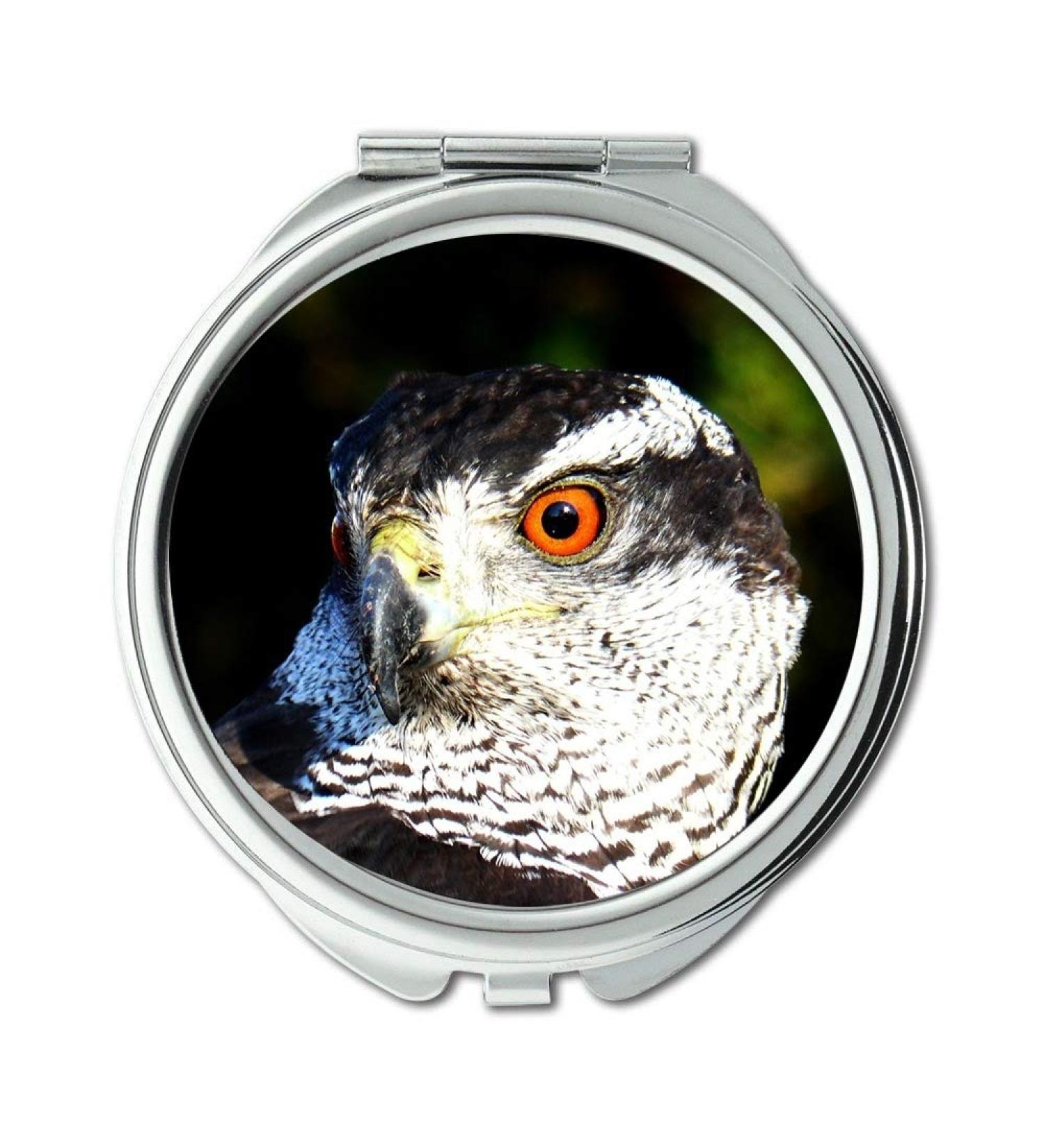 Mirror makeup mirror owl pellets Falconry Goshwak by Guillermo Gefaell pocket mirror portable mirror - Buy Online on GoSupps.com