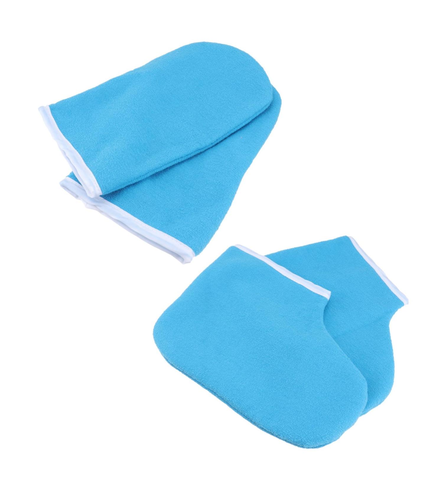 FOMIYES 2 Sets Paraffin Glove Wax Gloves Paraffin Accessories Wax Socks Insulated Mitts and Cozies Wax Bath Treatment Paraffin Gloves Mittens Wax Foot Cover Hand Work Boots - Buy Online on GoSupps.com