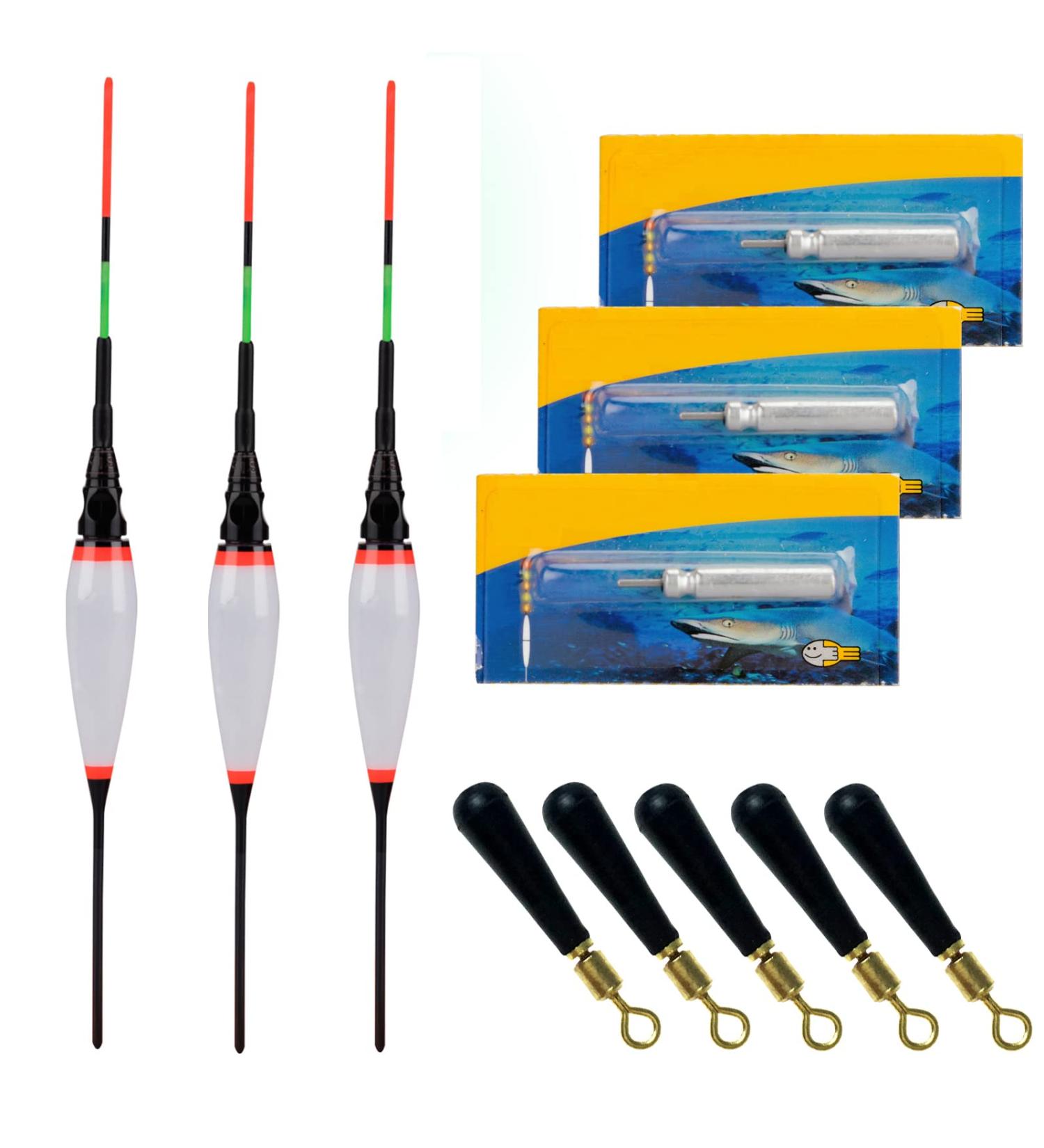 Qualy LED Lighted Fishing Bobbers for Night Fishing - 3 Pack Assortment (#3) - Buy Online on GoSupps.com