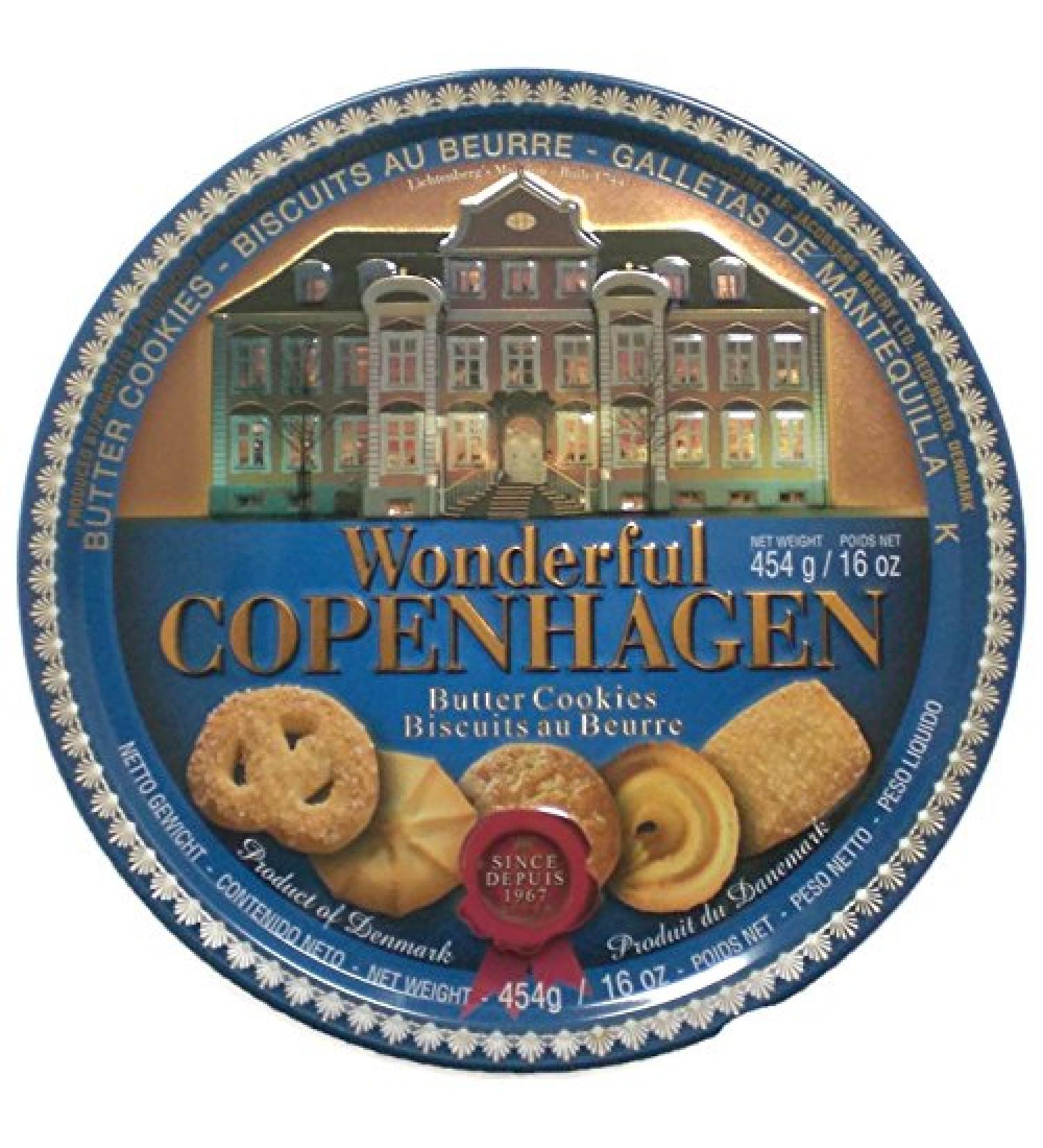 Wonderful Copenhagen Danish Butter Cookies Imported 454g - Buy Online on GoSupps.com